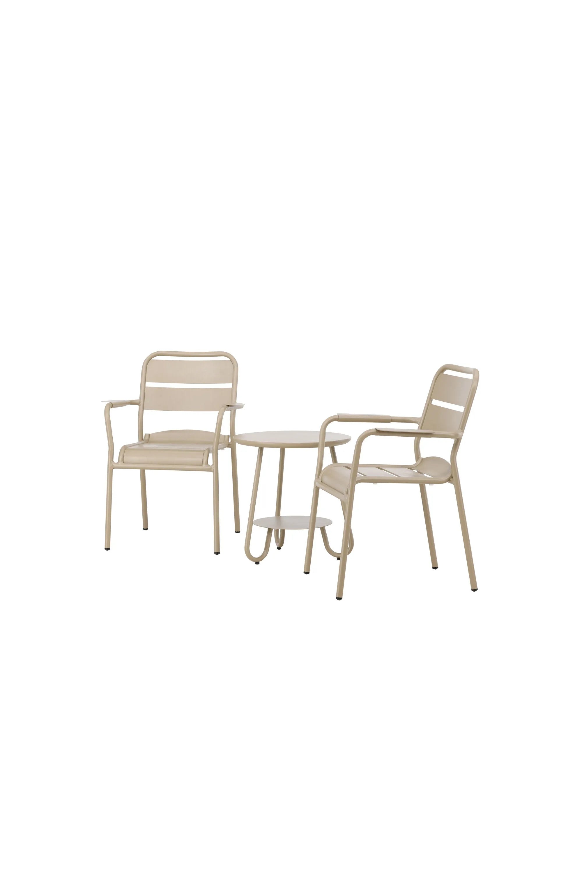 Faro Café Set in Beige/Beige präsentiert im Onlineshop von KAQTU Design AG. Esszimmerset ist von Venture Home