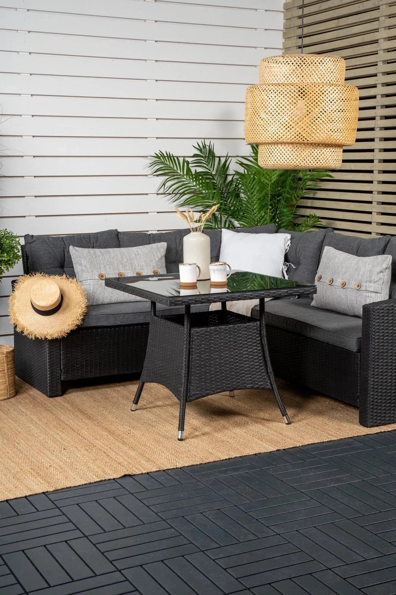 Watford Ecksofa Outdoorset 80cm - KAQTU Design