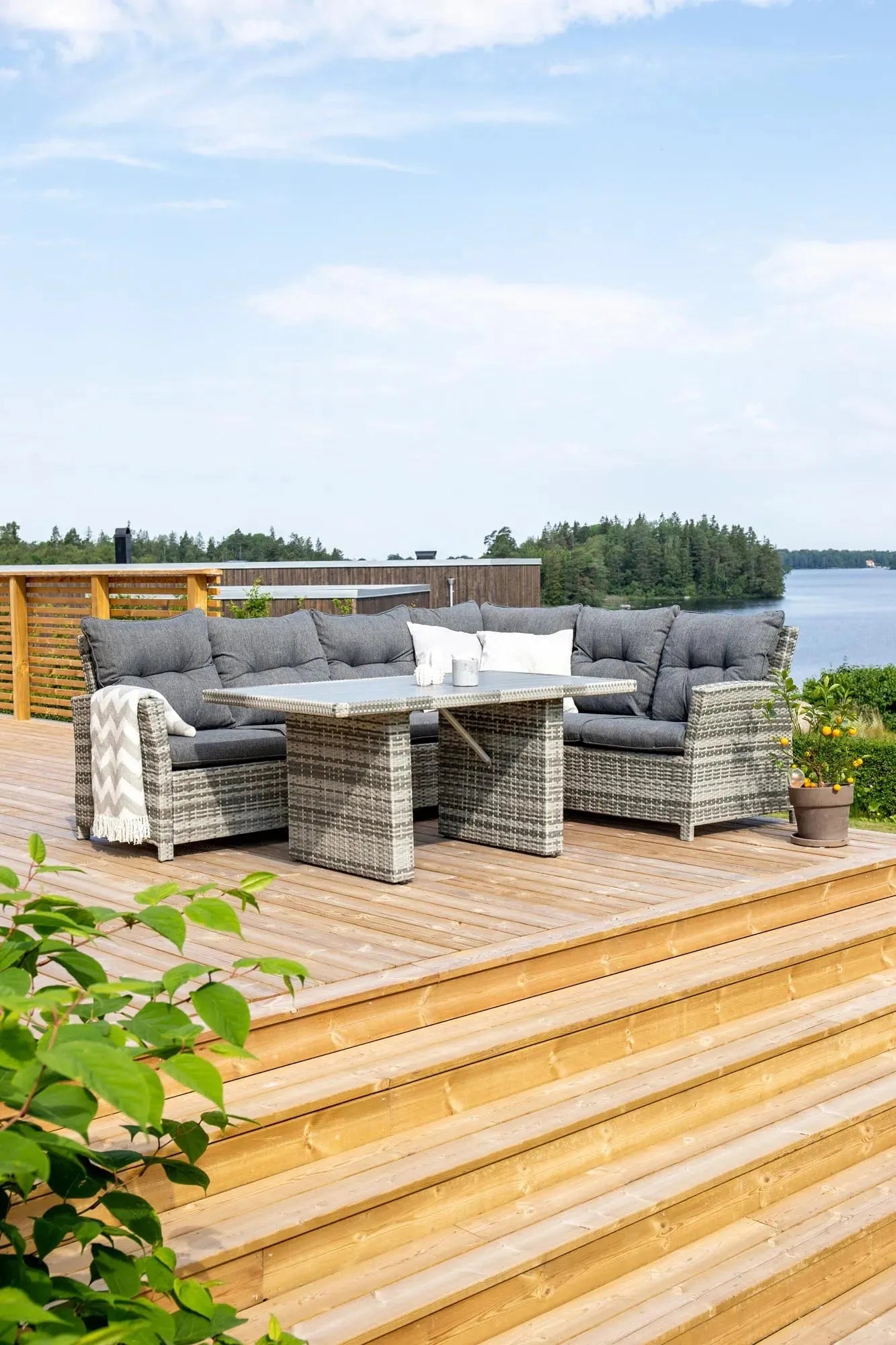 London Ecksofa Outdoorset 147cm - KAQTU Design