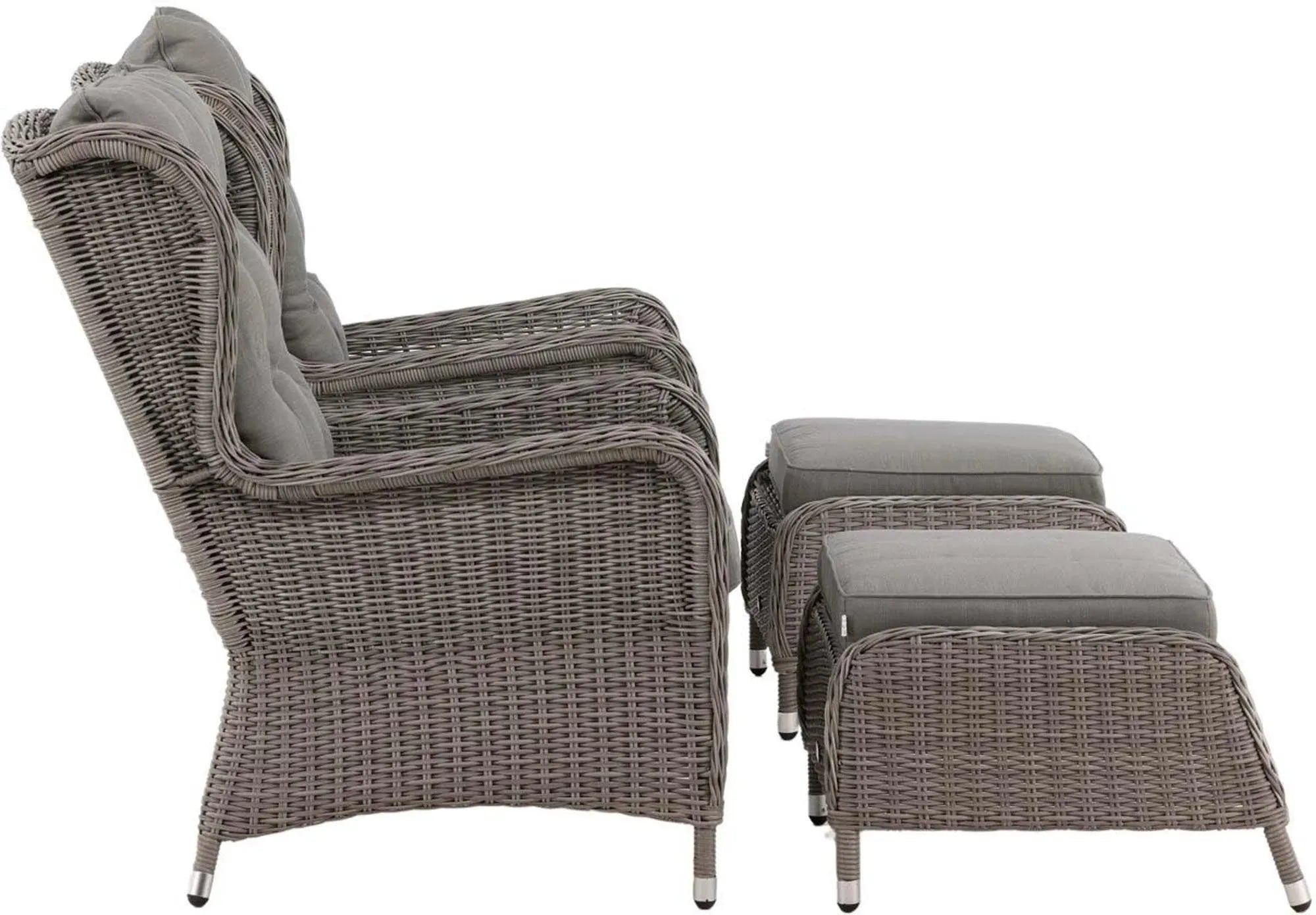 Washington Lounge Outdoorset 52cm in Grau präsentiert im Onlineshop von KAQTU Design AG. Loungeset ist von Venture Home