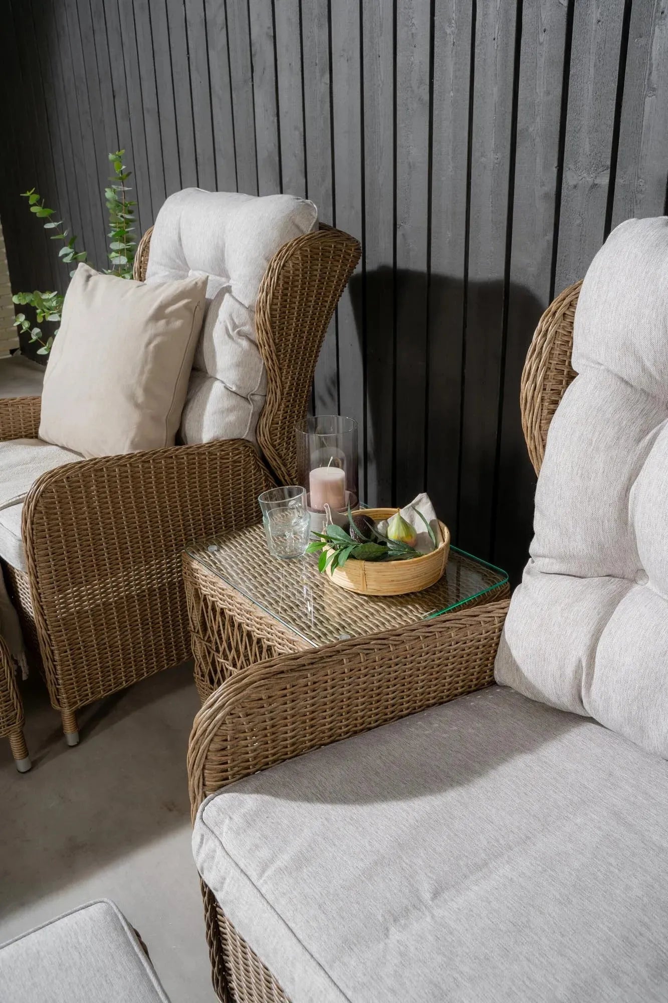 Washington Folding Lounge Outdoorset 52cm in Grau präsentiert im Onlineshop von KAQTU Design AG. Loungeset ist von Venture Home