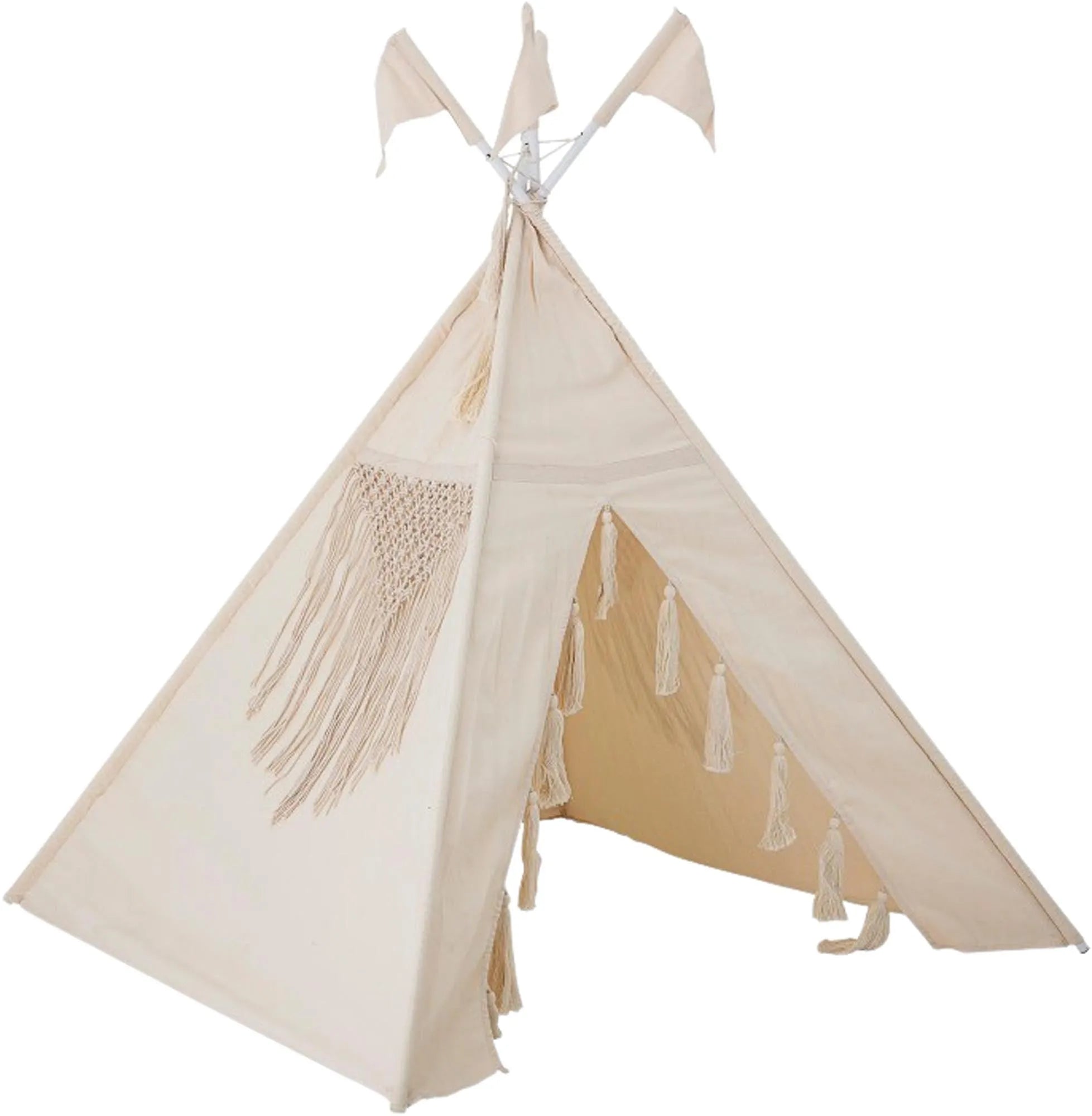 Fardin Kinder-Tipi, Natur, Baumwolle, Zelt Kids, KAQTU Design