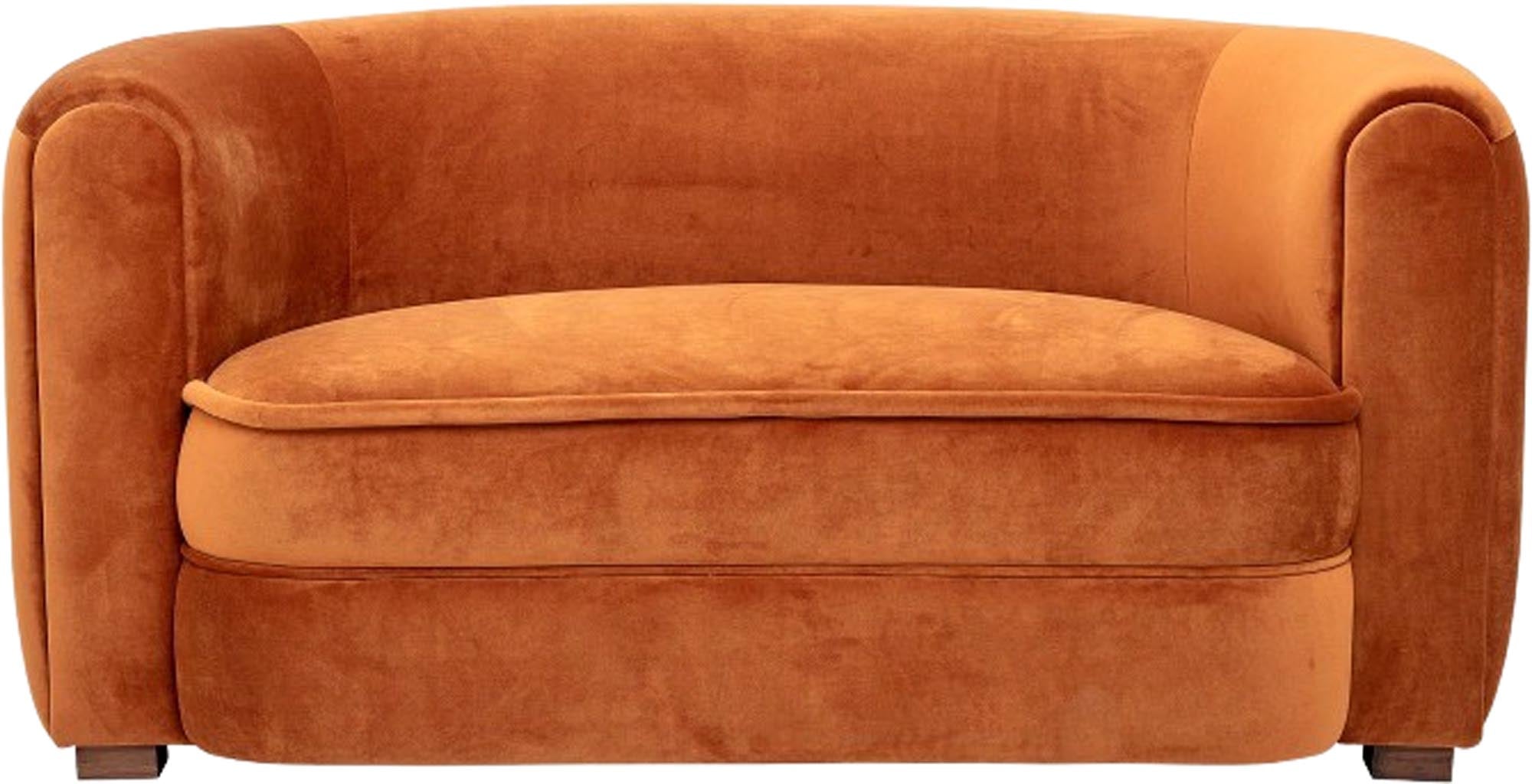 Malala Sofa, Braun, Polyester - KAQTU Design