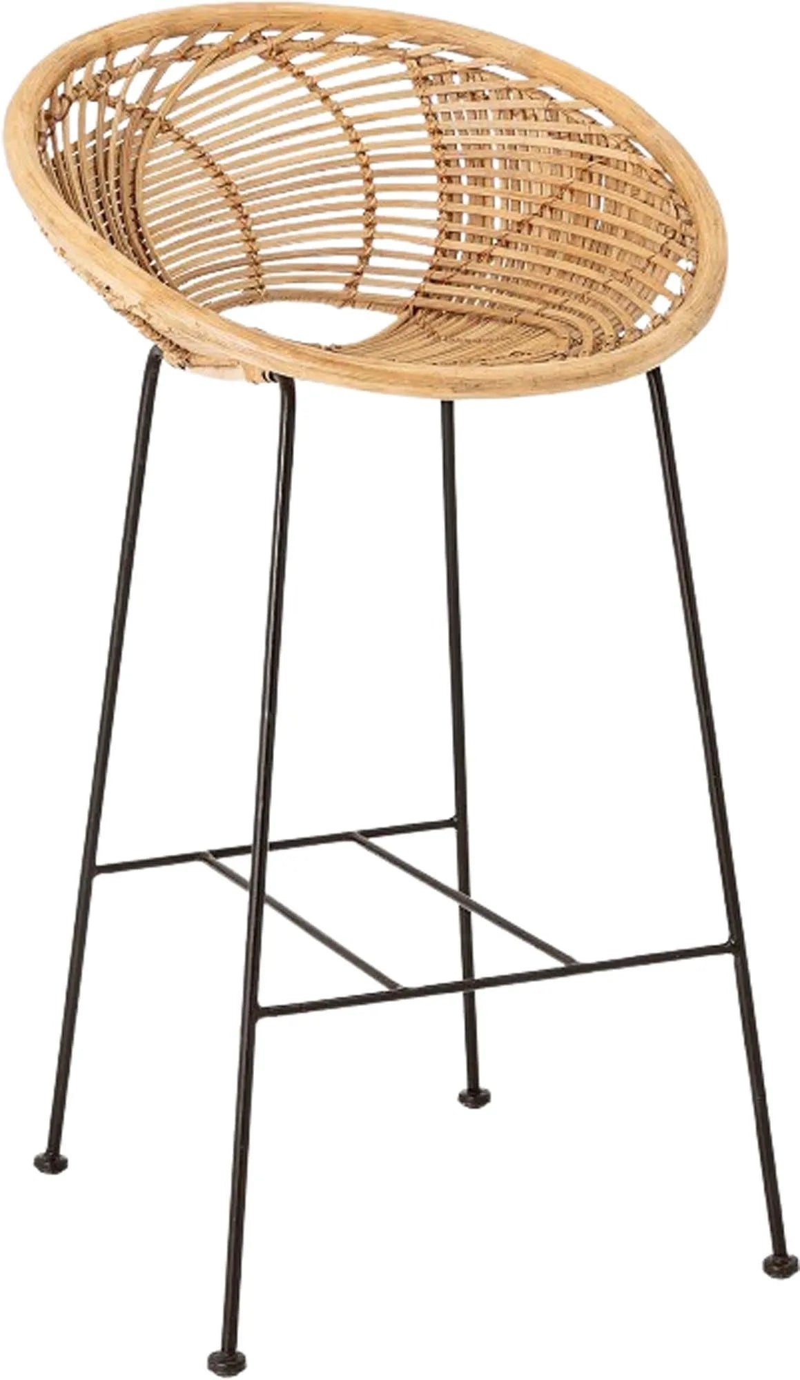 Yonne Barstuhl, Natur, Rattan, Barstuhl, KAQTU Design