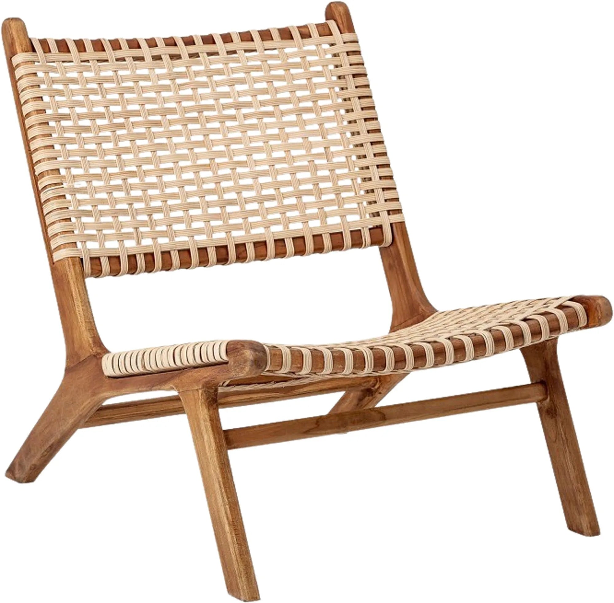 Keila Loungesessel, Natur, Teakholz, Sessel, KAQTU Design