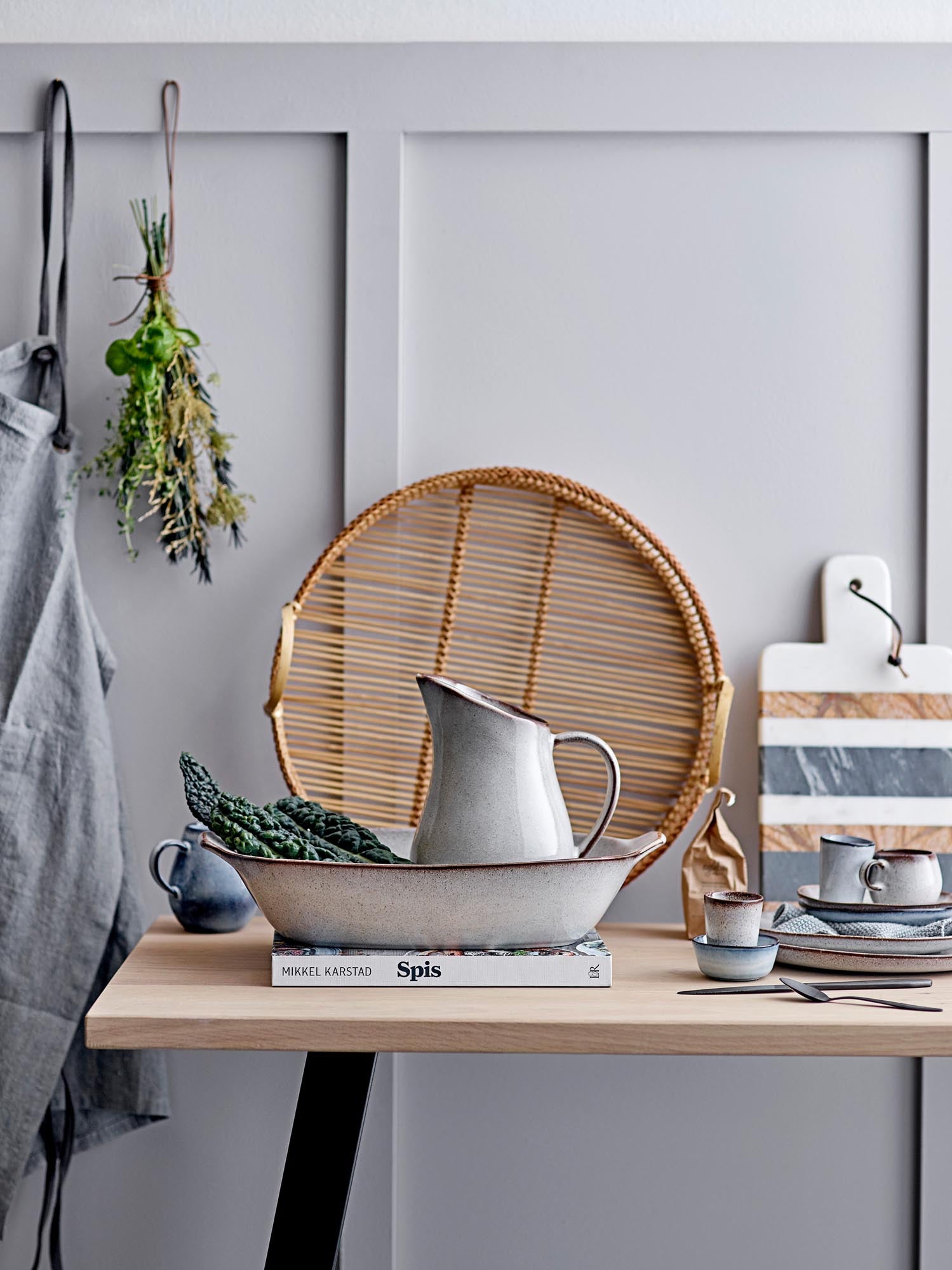 Salle Tray, Nature, Bamboo in Nature präsentiert im Onlineshop von KAQTU Design AG. Tablett ist von Bloomingville