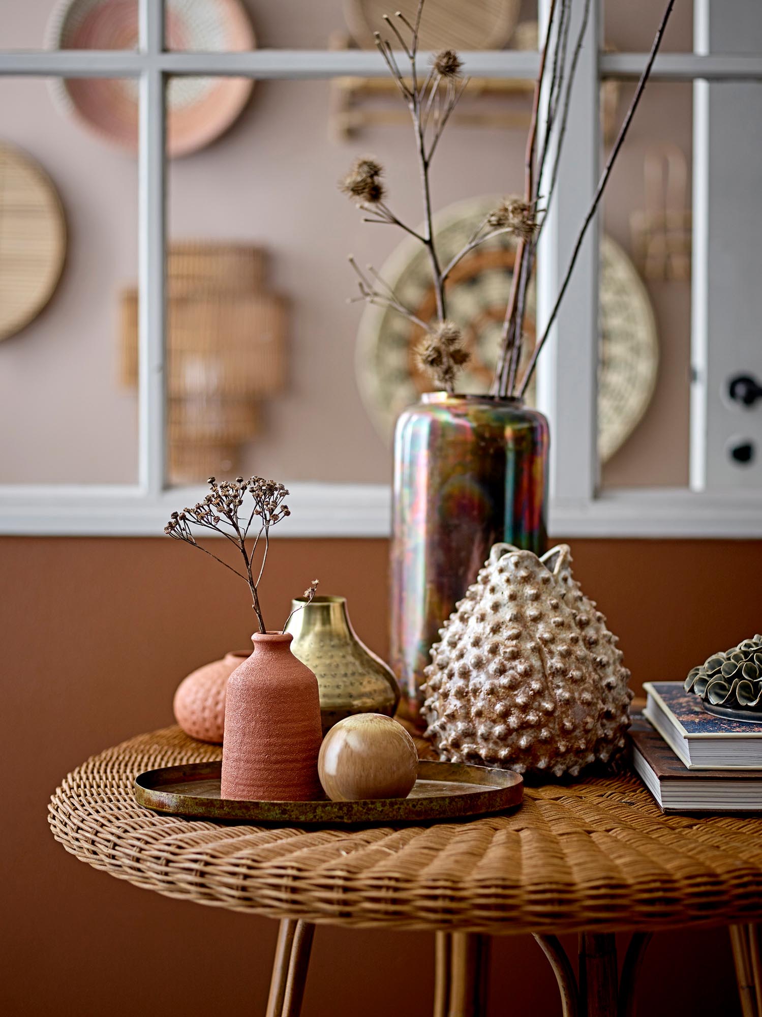 Saifaldin Vase, Braun, Steingut in Brown präsentiert im Onlineshop von KAQTU Design AG. Vase ist von Bloomingville