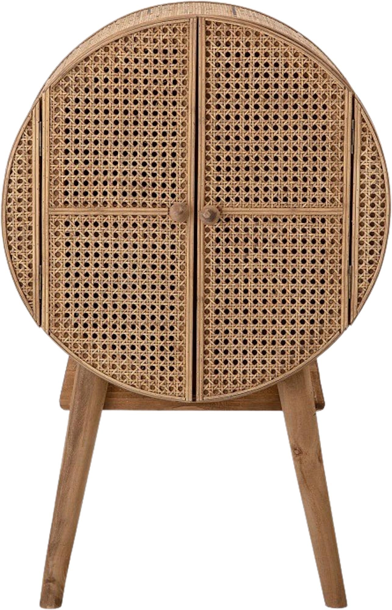 Otto Kabinett, Natur, Rattan in Natur präsentiert im Onlineshop von KAQTU Design AG. Standregal ist von Bloomingville