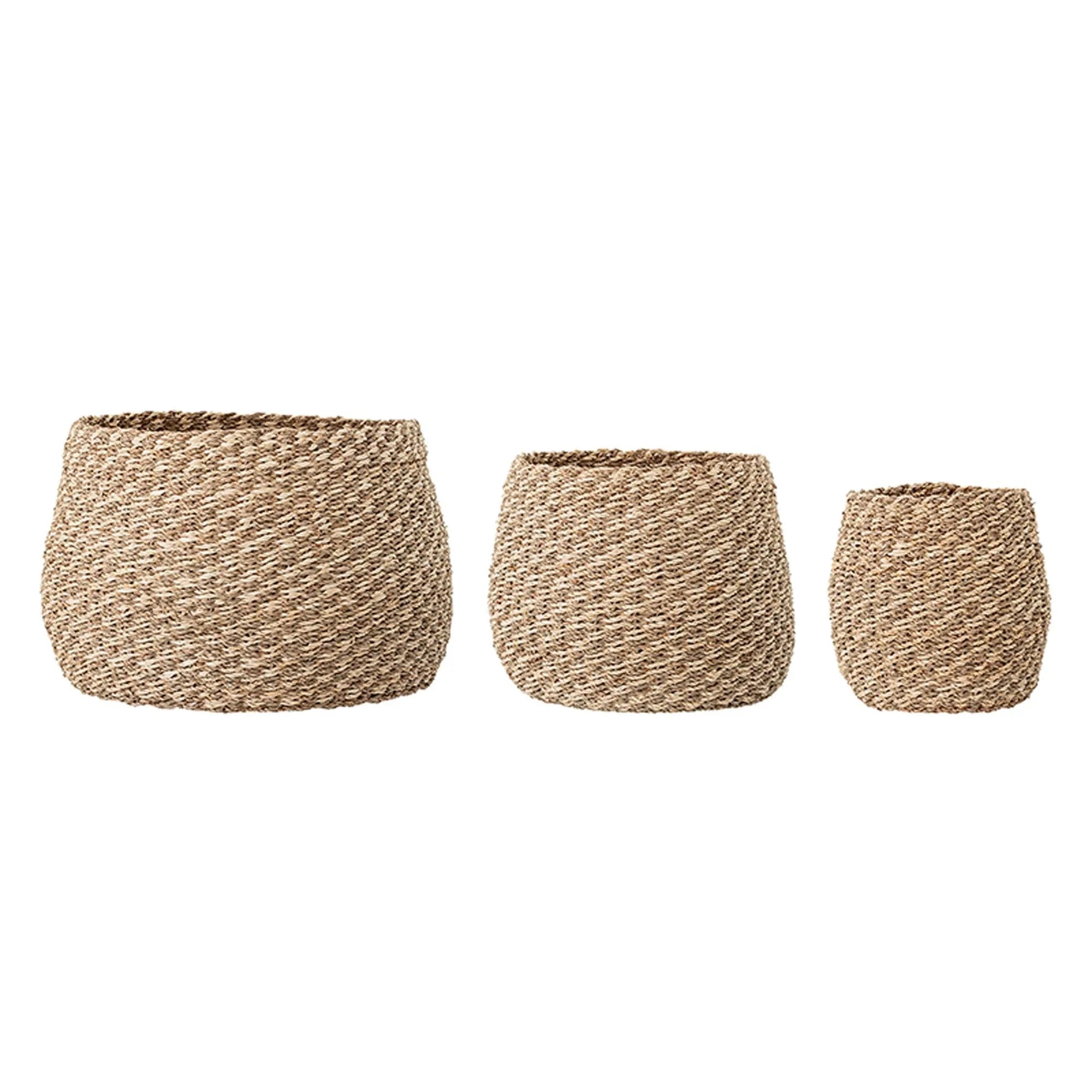 Malli Basket, Nature, Seagrass, Aufbewahrungskorb, KAQTU Design