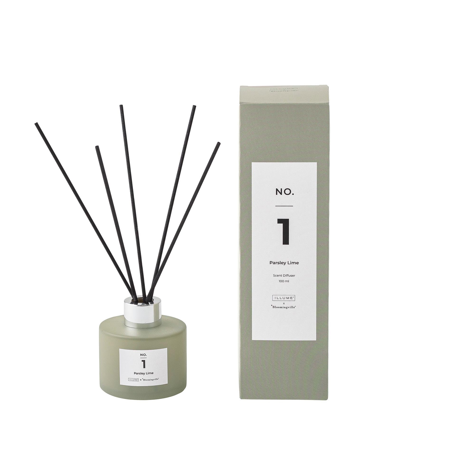 NO. 1 - Parsley Lime Scent Diffuser, Grün, Duftflüssigkeit in Green präsentiert im Onlineshop von KAQTU Design AG. Haushaltshilfen ist von Bloomingville