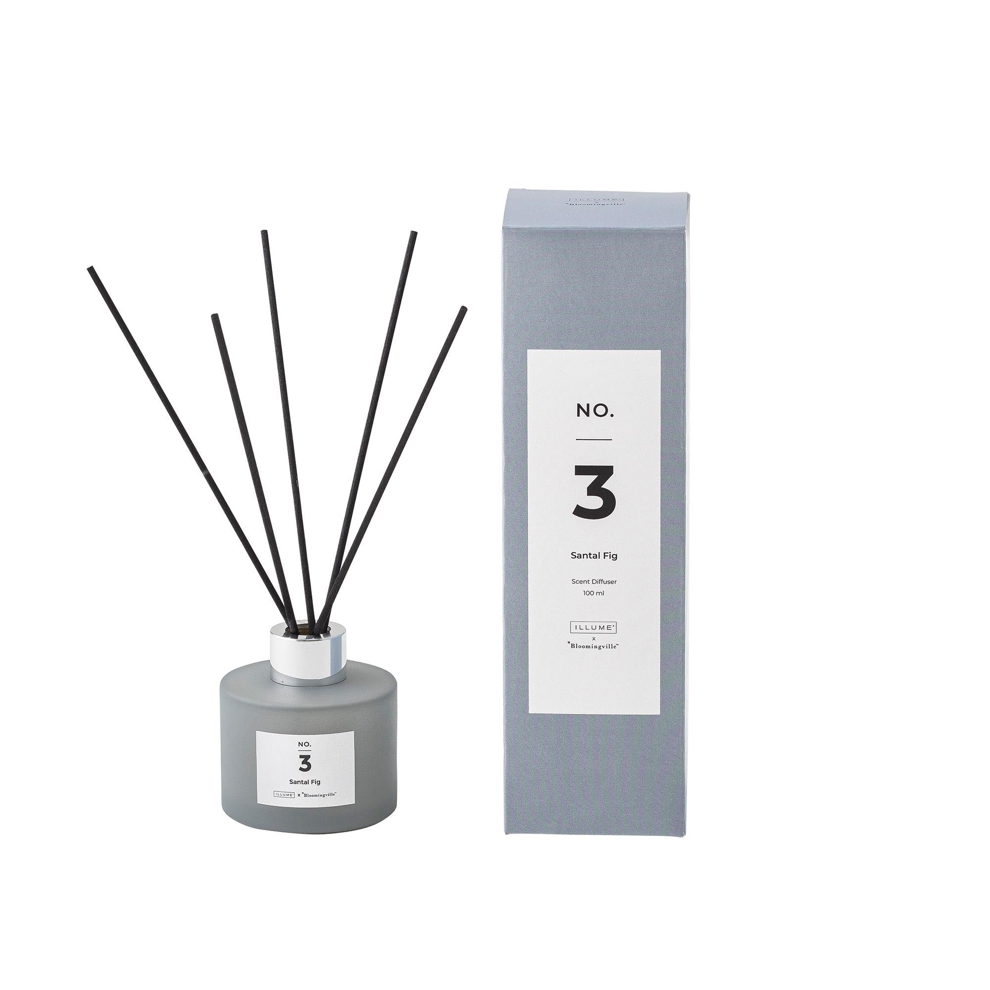 NO. 3 - Santal Fig Scent Diffuser, Blue, Duftflüssigkeit in Blue präsentiert im Onlineshop von KAQTU Design AG. Haushaltshilfen ist von Bloomingville