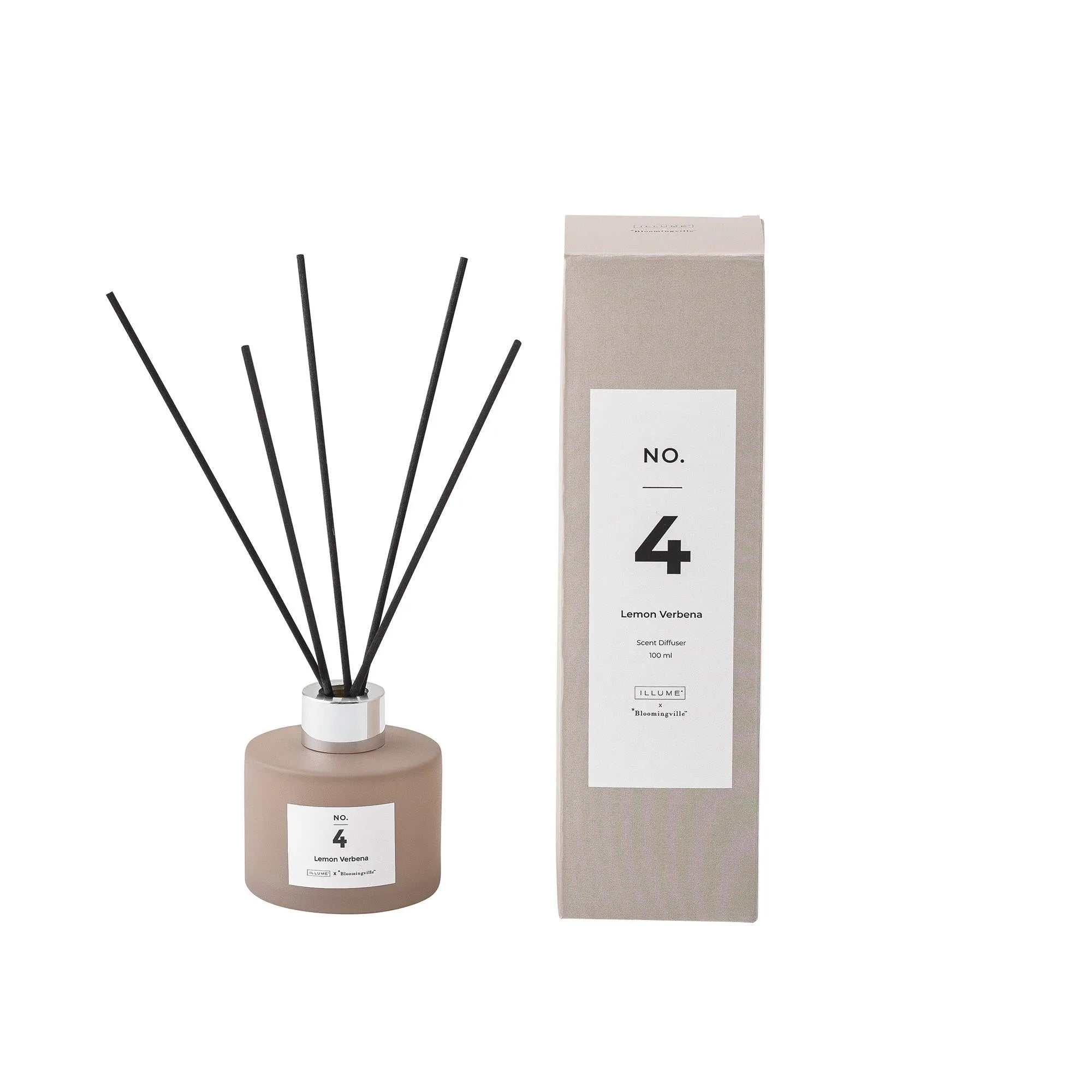 NO. 4 - Lemon Verbena Scent Diffuser, Natur, Duftflüssigkeit