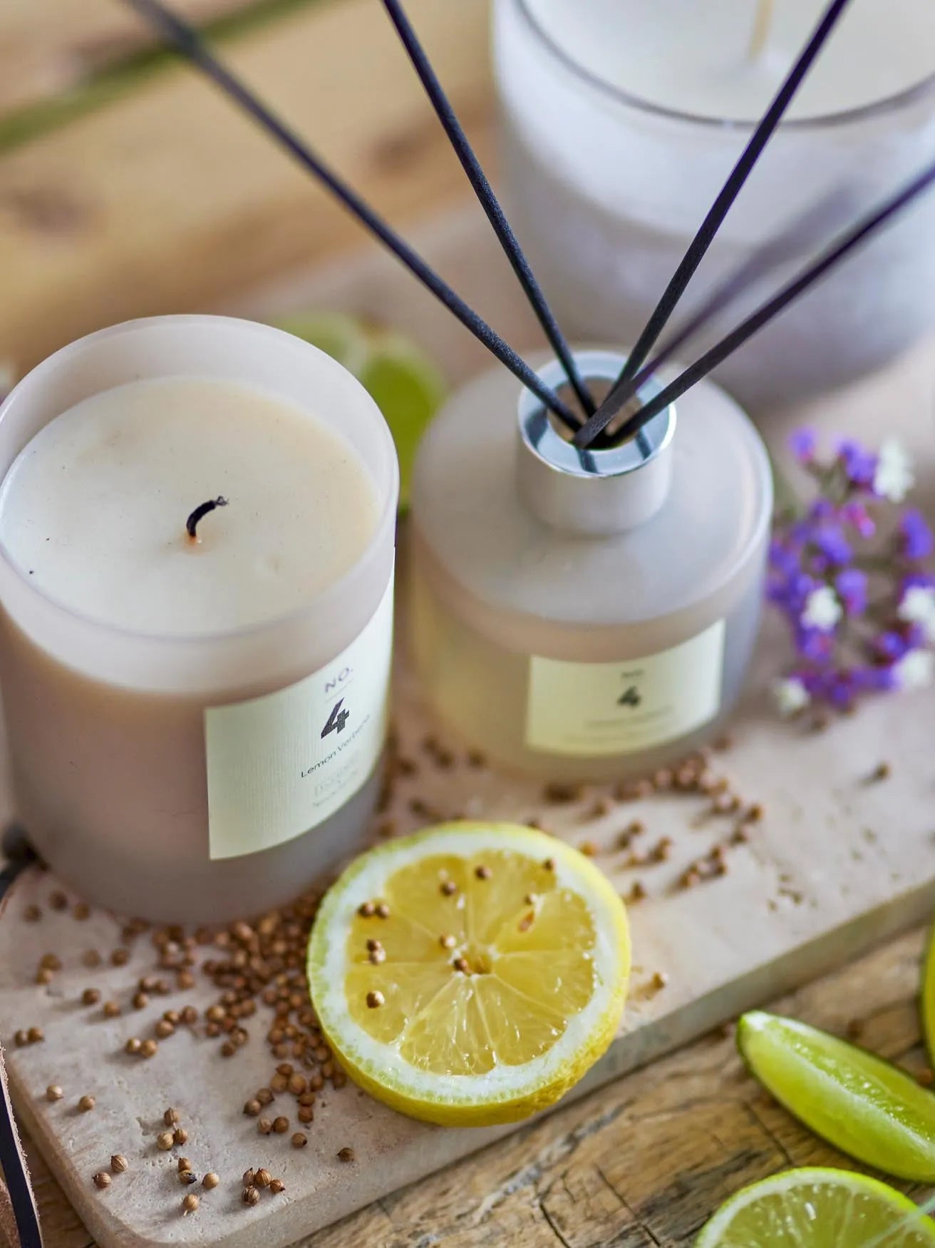 NO. 4 - Lemon Verbena Scent Diffuser, Natur, Duftflüssigkeit