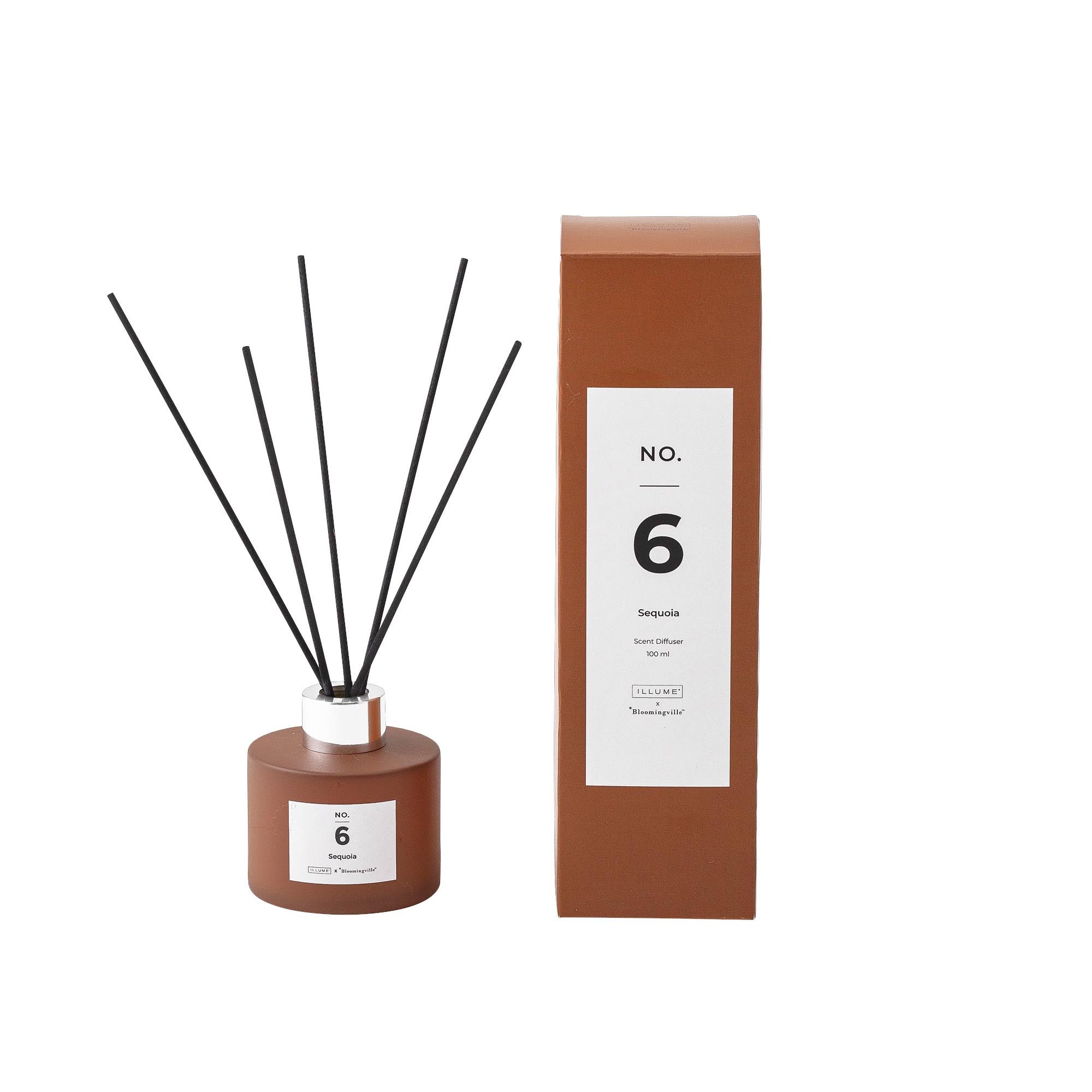 NO. 6 - Sequoia Scent Diffuser, Braun, Duftflüssigkeit in Brown präsentiert im Onlineshop von KAQTU Design AG. Haushaltshilfen ist von Bloomingville