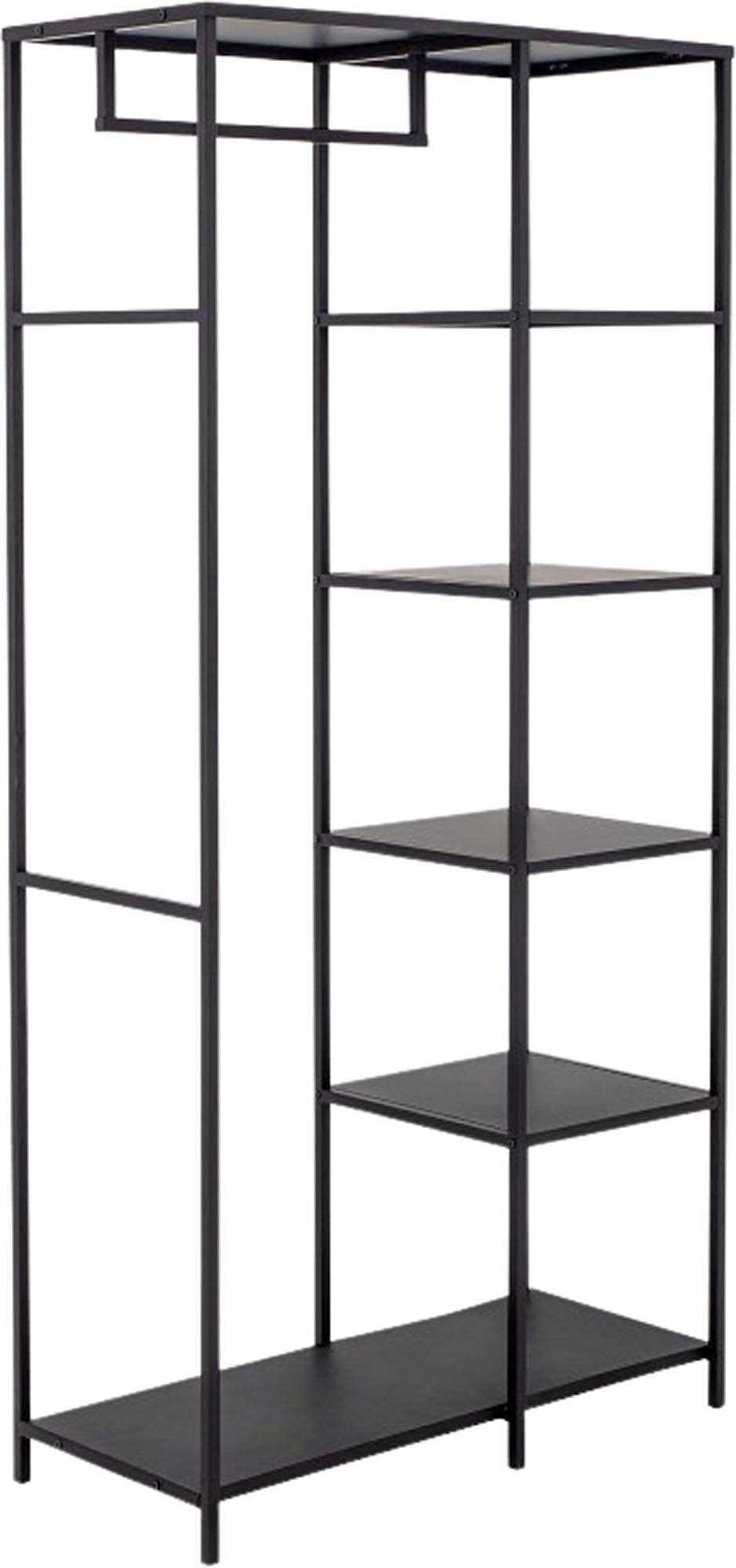 Valde Clothes Rack, Black, Metal in Schwarz präsentiert im Onlineshop von KAQTU Design AG. Garderobe ist von Bloomingville