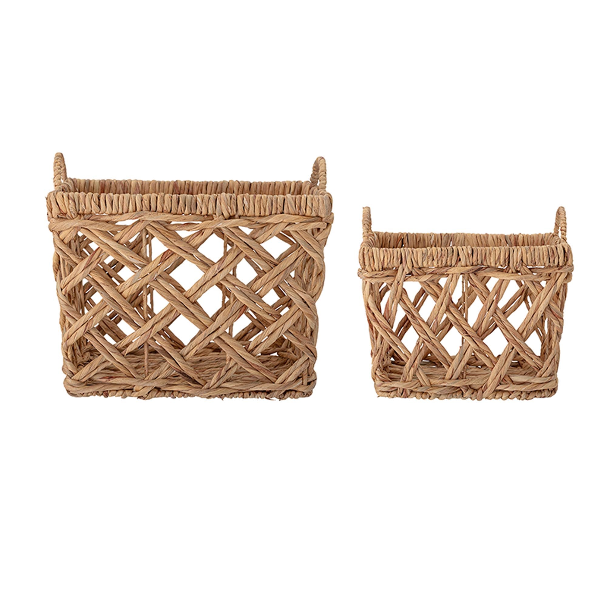 Sadia Basket, Nature, Water Hyacinth in Nature präsentiert im Onlineshop von KAQTU Design AG. Aufbewahrungskorb ist von Bloomingville