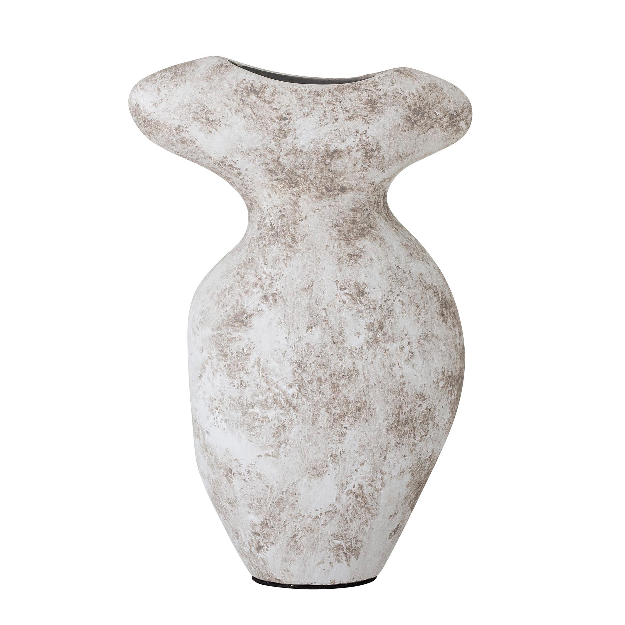 Nori Deko-Vase, Grau, Terrakotta in Grey präsentiert im Onlineshop von KAQTU Design AG. Vase ist von Bloomingville