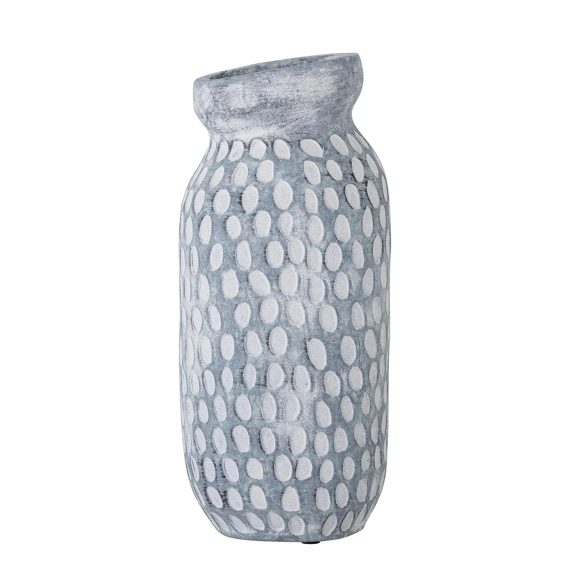 Jac Deko-Vase, Blau, Keramik