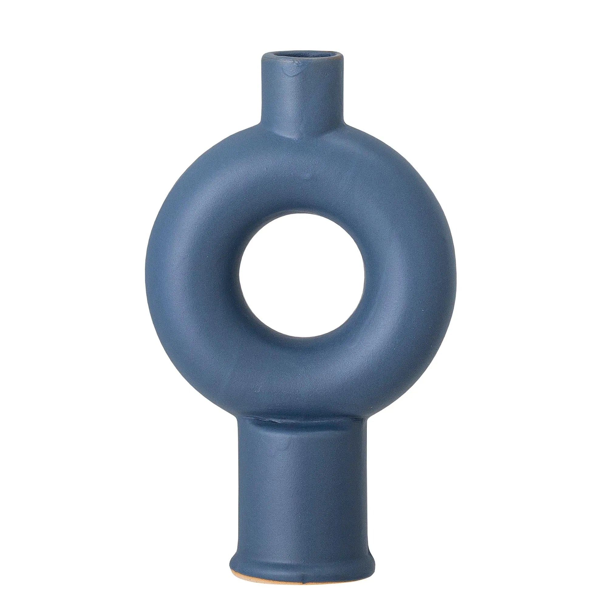 Dardo vase, blue, earthenware