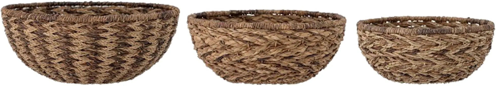 Kathe Basket, Brown, Bankuan Grass, Aufbewahrungskorb, KAQTU Design