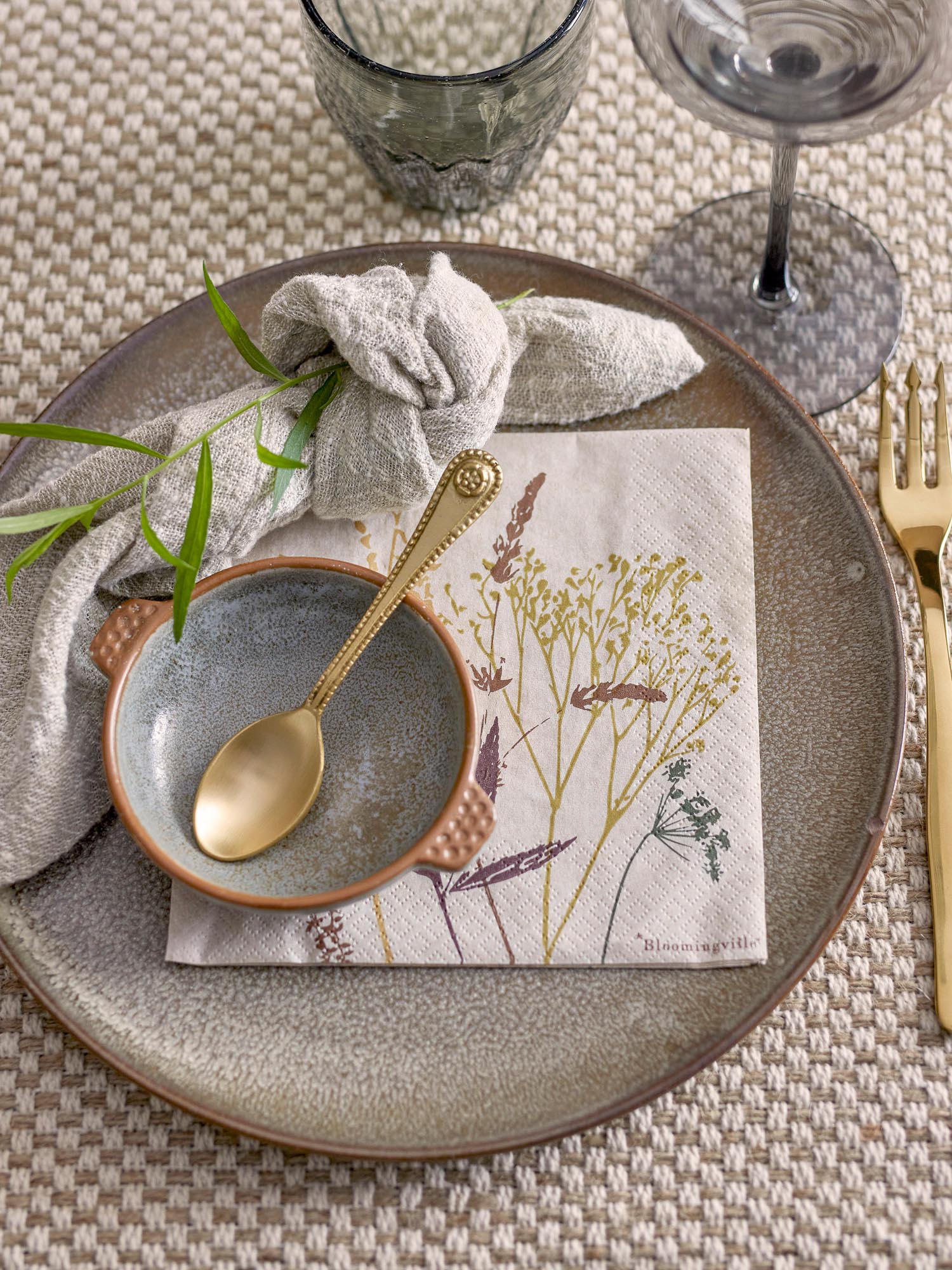 Sirri Napkin, Natur, FSC Recycled®, Paper in Nature präsentiert im Onlineshop von KAQTU Design AG. Servietten ist von Bloomingville