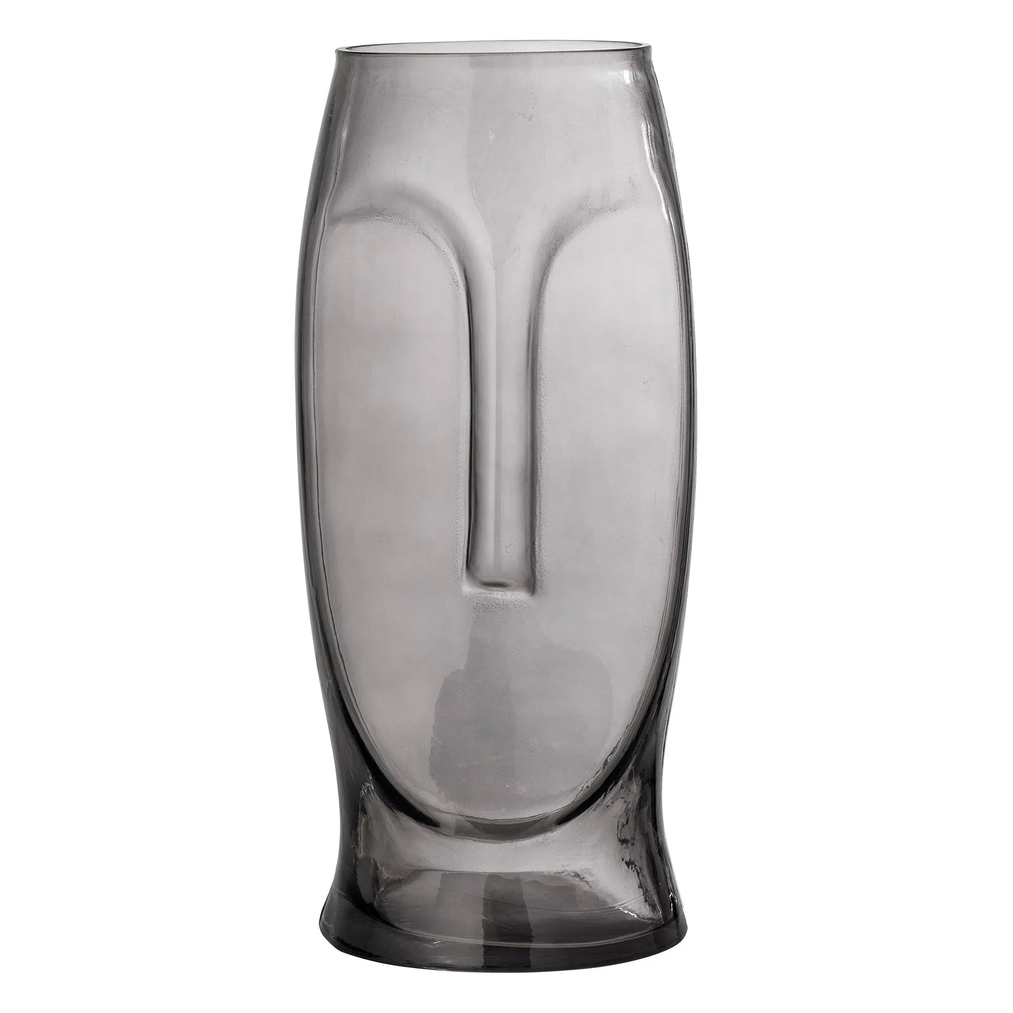 Ditta Vase, Grau, Glas