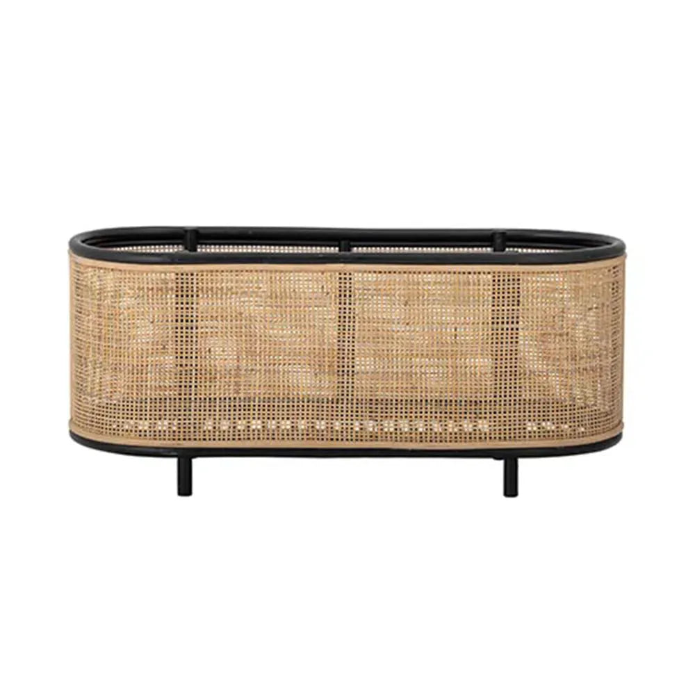 Eleganter Ebbie Pflanzkasten aus Rattan von Bloomingville.