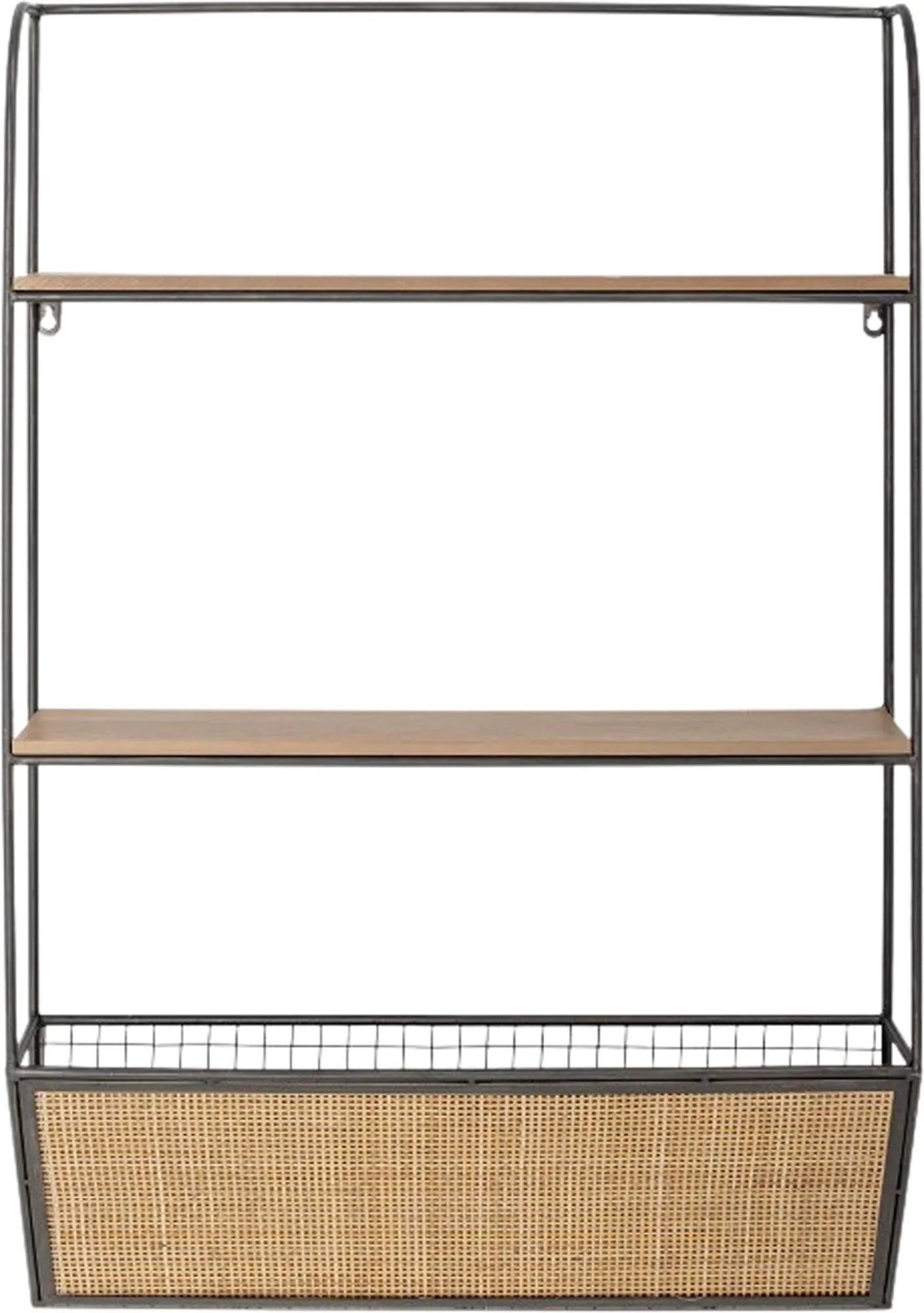 Lesley Regal: Funktionalität trifft rustikales Design. Rattan & Eisen für stilvolle, langlebige Aufbewahrung. Ideal für jeden Raum.