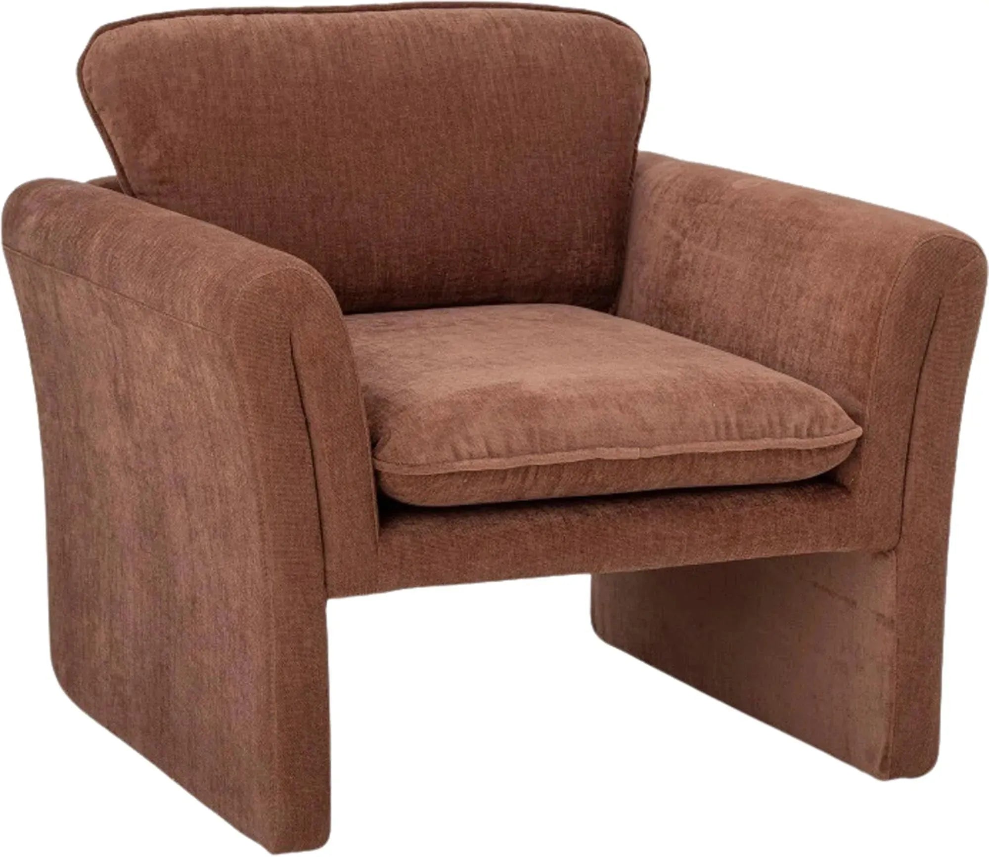 Paseo Loungesessel, Braun, Polyester, Sessel, KAQTU Design