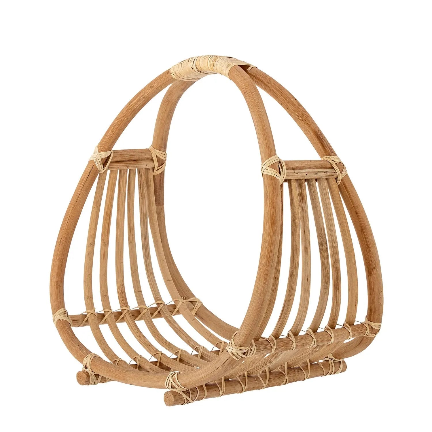 Perla Magazinhalter, Natur, Rattan in Natur präsentiert im Onlineshop von KAQTU Design AG. Zeitungshalter ist von Creative Collection