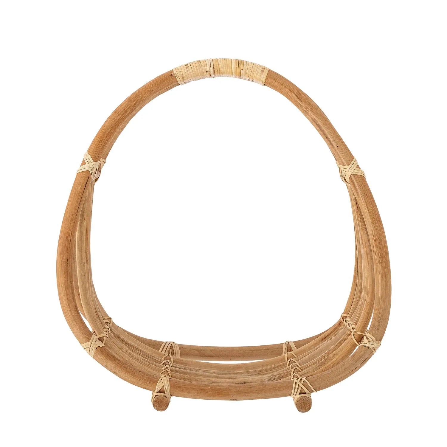 Perla Magazinhalter, Natur, Rattan in Natur präsentiert im Onlineshop von KAQTU Design AG. Zeitungshalter ist von Creative Collection