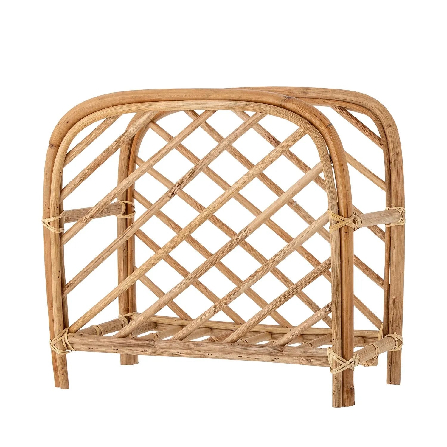 Baker Magazinhalter, Natur, Rattan in Natur präsentiert im Onlineshop von KAQTU Design AG. Zeitungshalter ist von Bloomingville