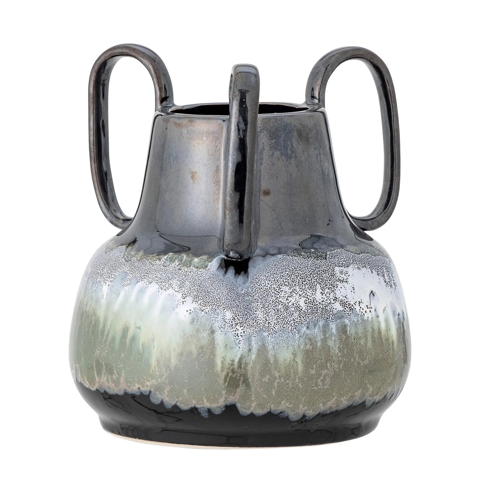 Selim Vase in Schwarz: Stilvolle Steingutkunst von Creative Collection.