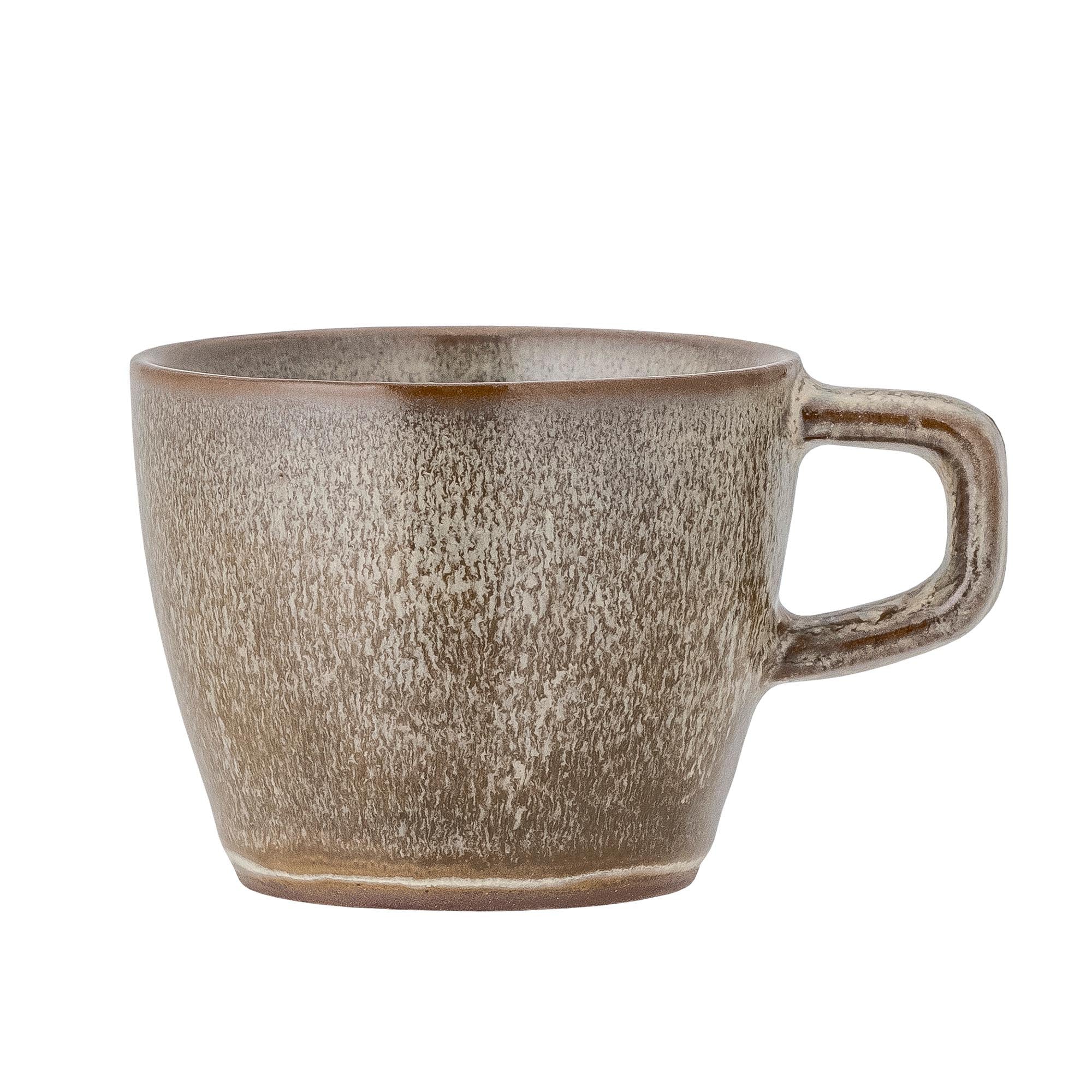 Nohr Tasse, Braun, Steingut in Brown präsentiert im Onlineshop von KAQTU Design AG. Tasse ist von Bloomingville