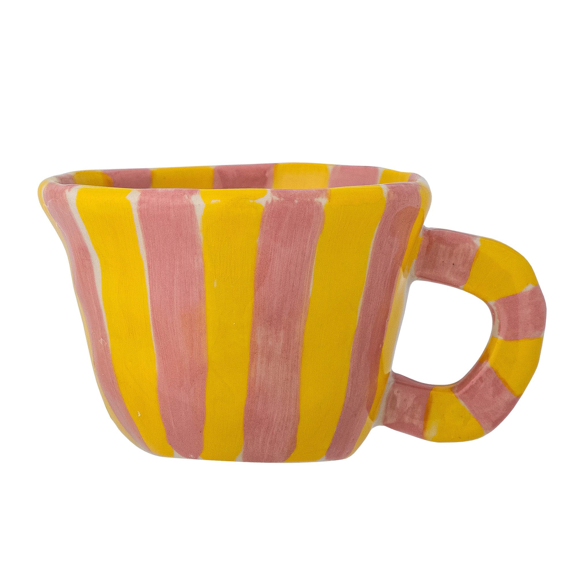 Nini Tasse, Rose, Steingut in Rose präsentiert im Onlineshop von KAQTU Design AG. Tasse ist von Bloomingville