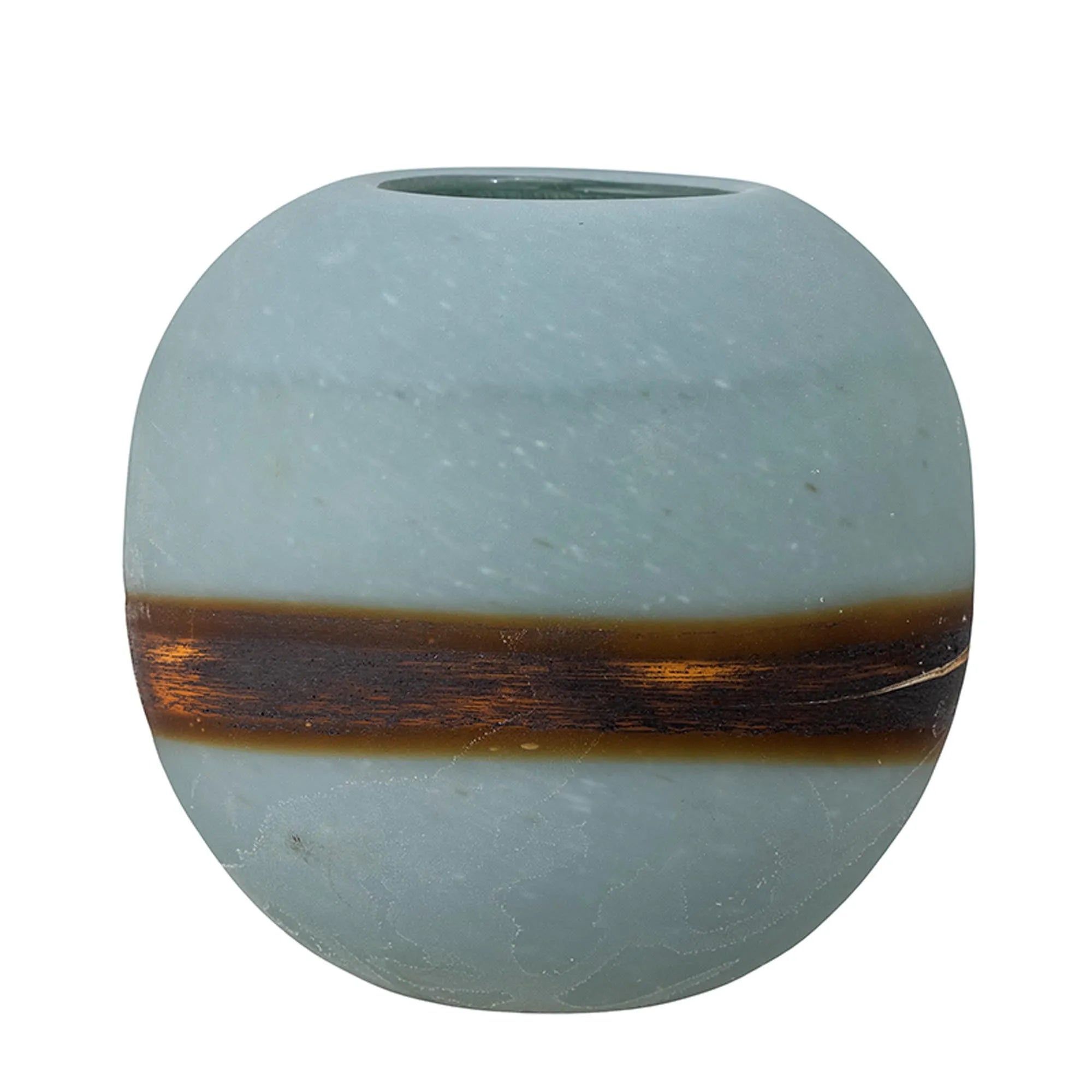 Melike Vase, Blue, Glas, Vase, KAQTU Design