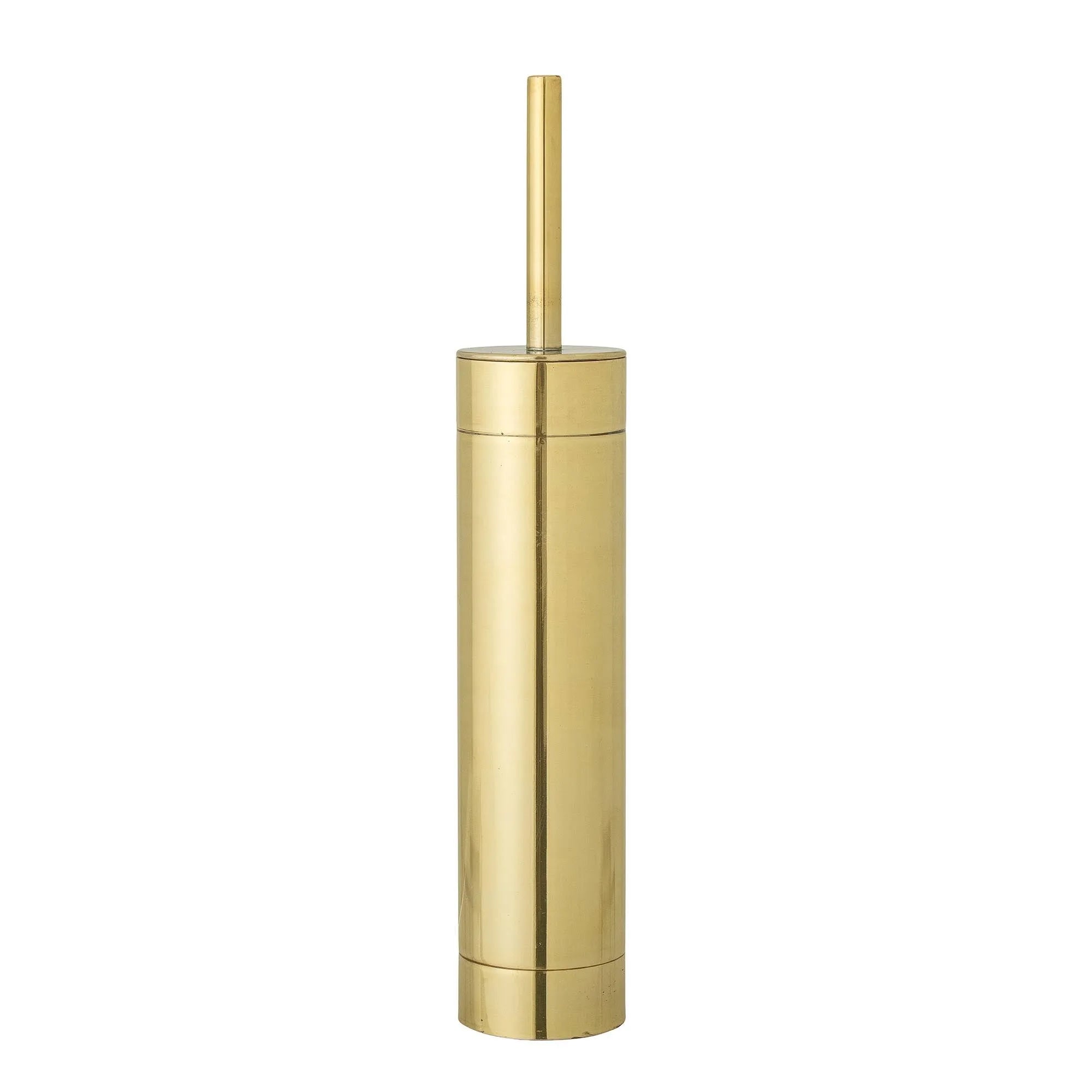 Sarafina toilet brush, brass, stainless steel