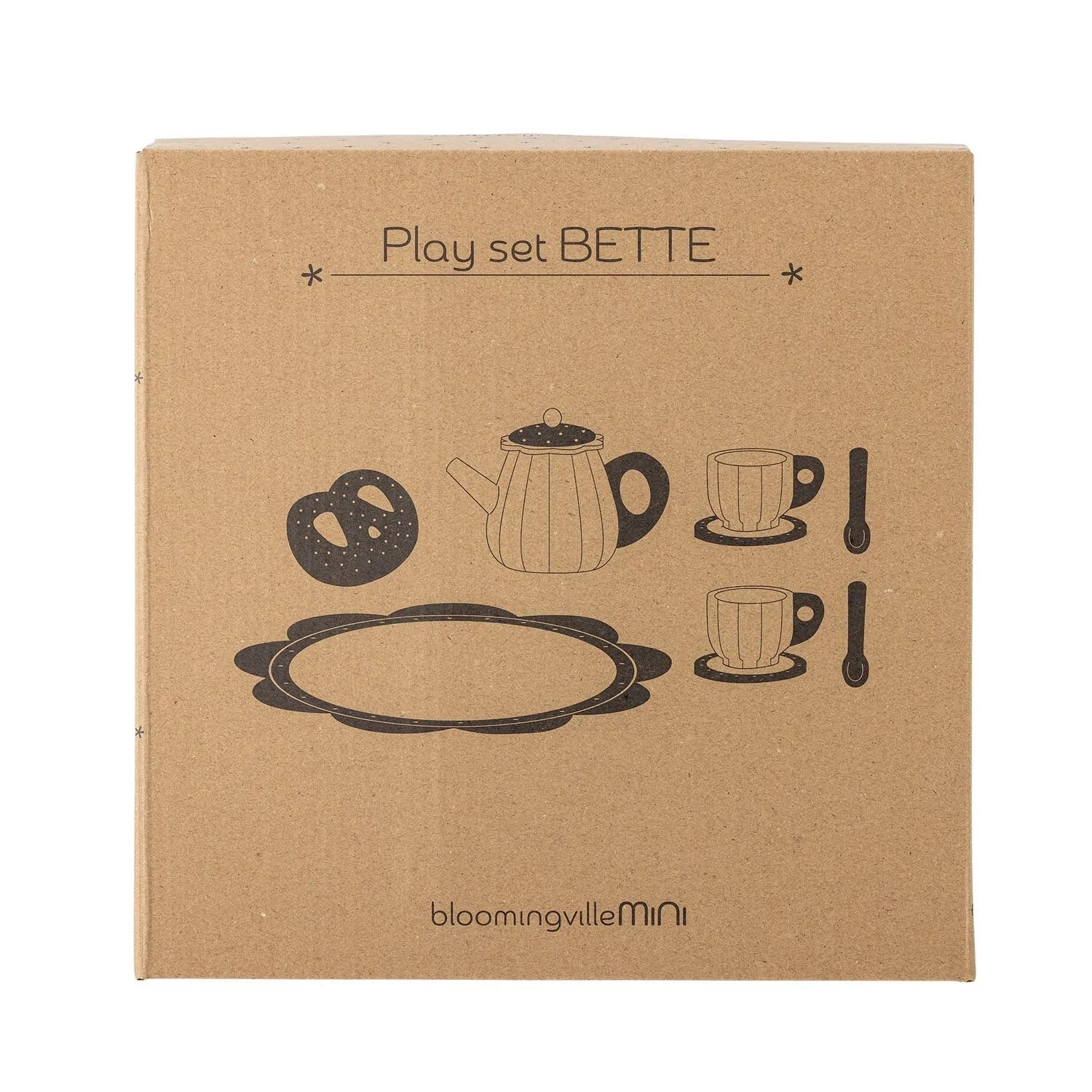 Bette Spielset, Küche, Braun, FSC®100%, MDF in Braun präsentiert im Onlineshop von KAQTU Design AG. Spielzeug ist von Bloomingville Mini