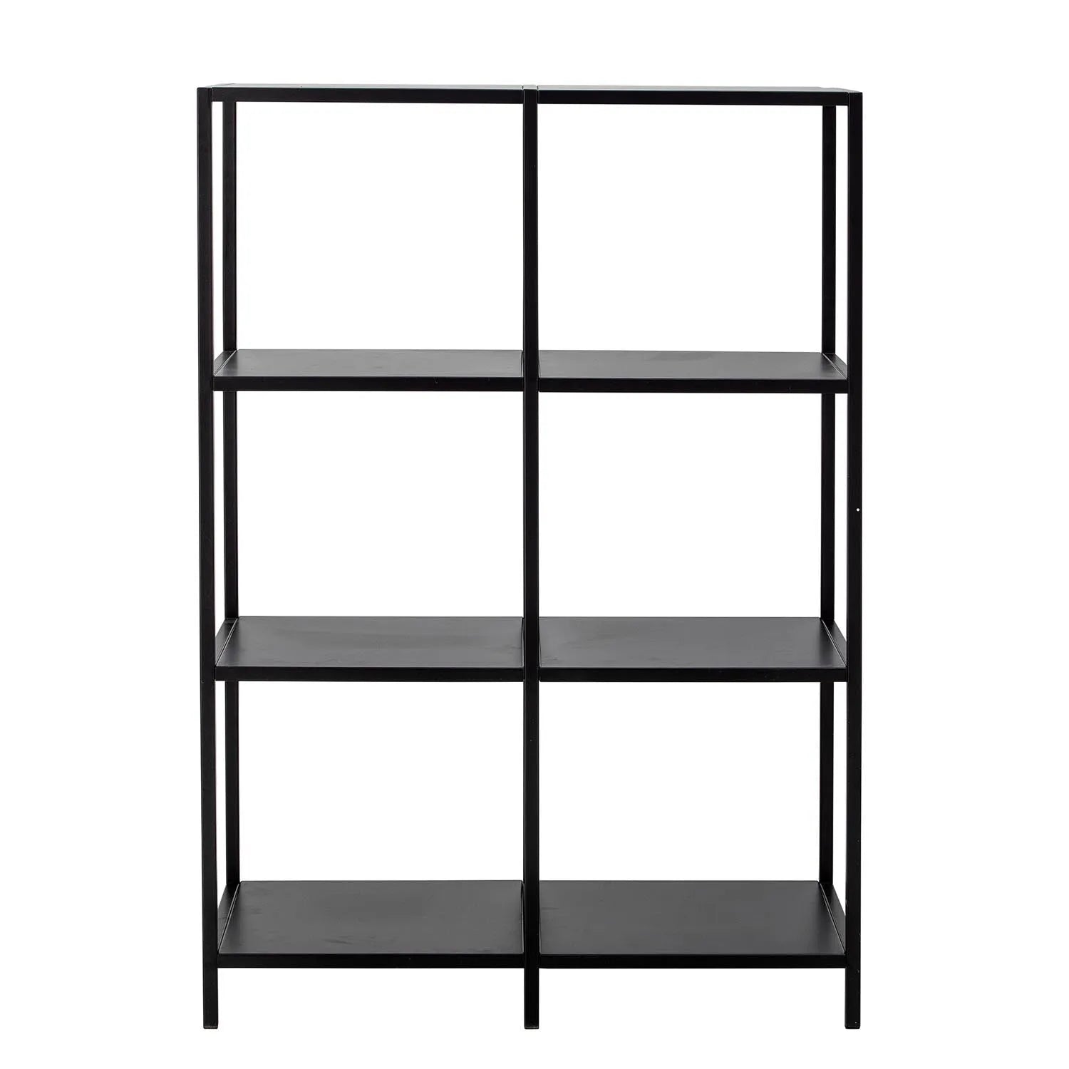 Valde Bücherregal, Schwarz, Metall in Schwarz präsentiert im Onlineshop von KAQTU Design AG. Standregal ist von Bloomingville