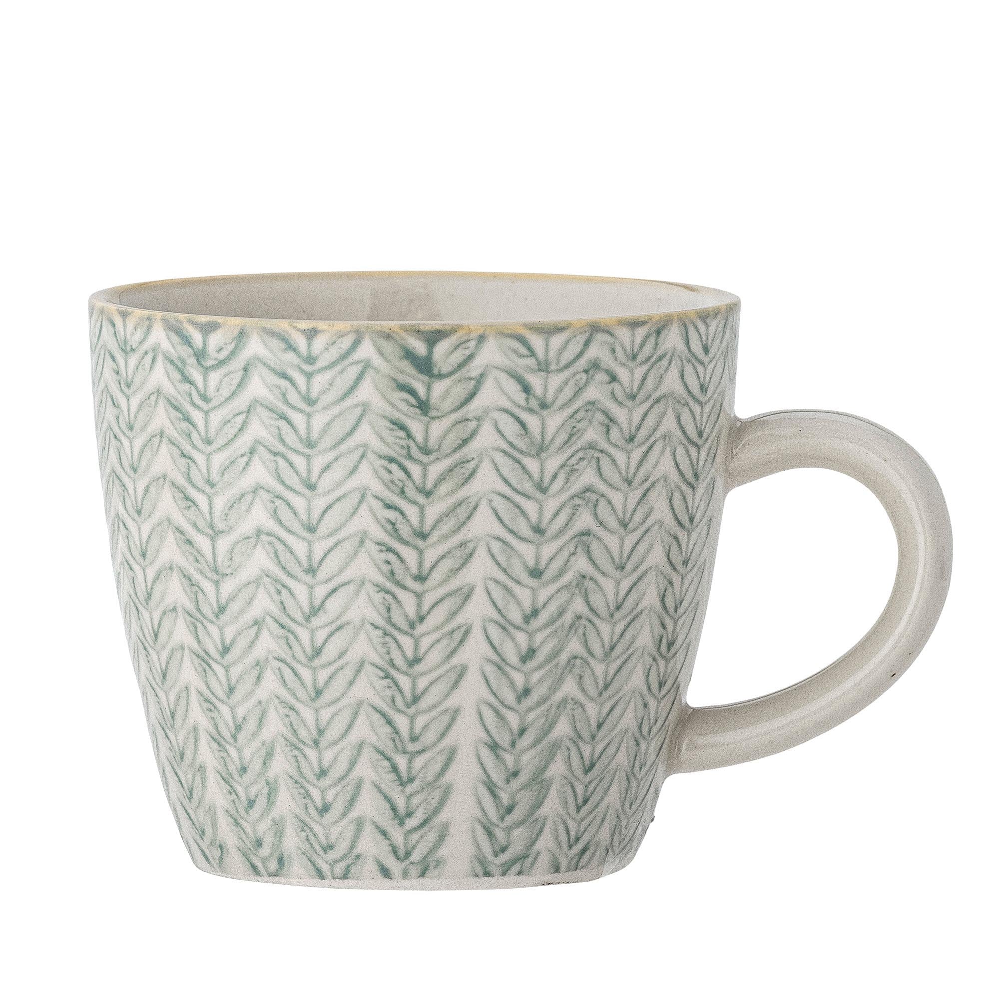 Maple Tasse, Blue, Steingut in Blue präsentiert im Onlineshop von KAQTU Design AG. Tasse ist von Bloomingville