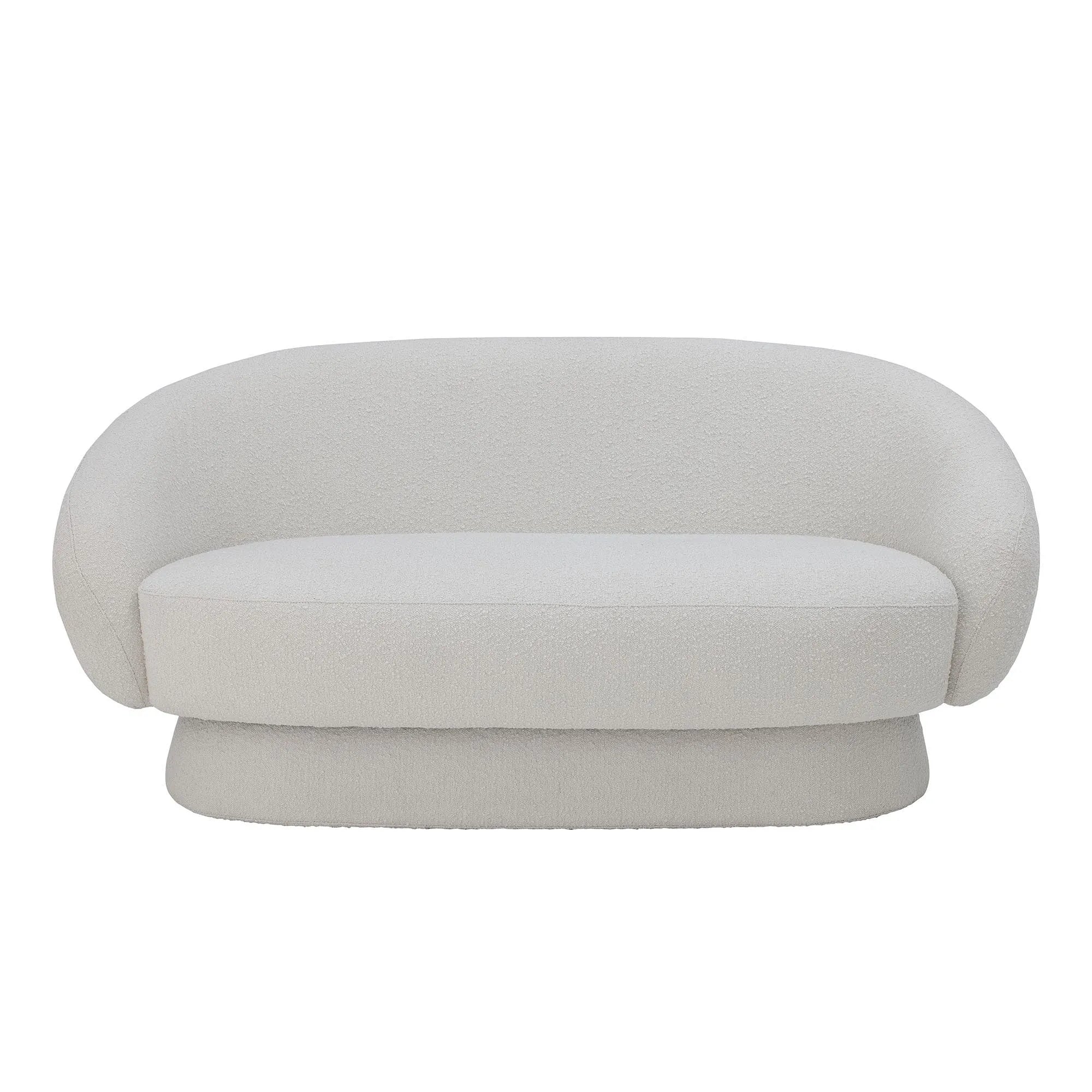 Ted Sofa, Weiá, Polyester, 2er Sofa, KAQTU Design