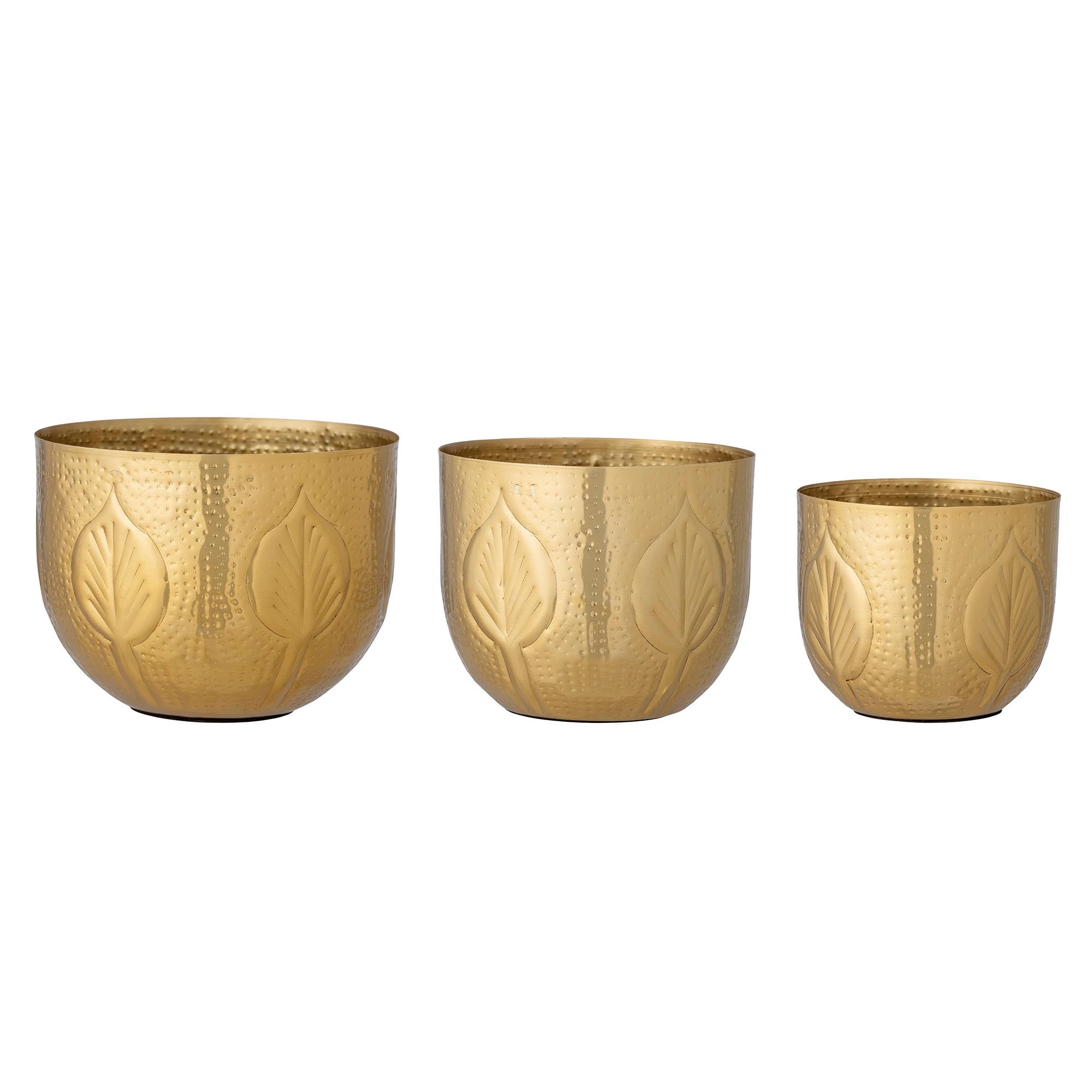 Bati Blumentopf, Brass, Eisen in Brass präsentiert im Onlineshop von KAQTU Design AG. Blumentopf ist von Bloomingville