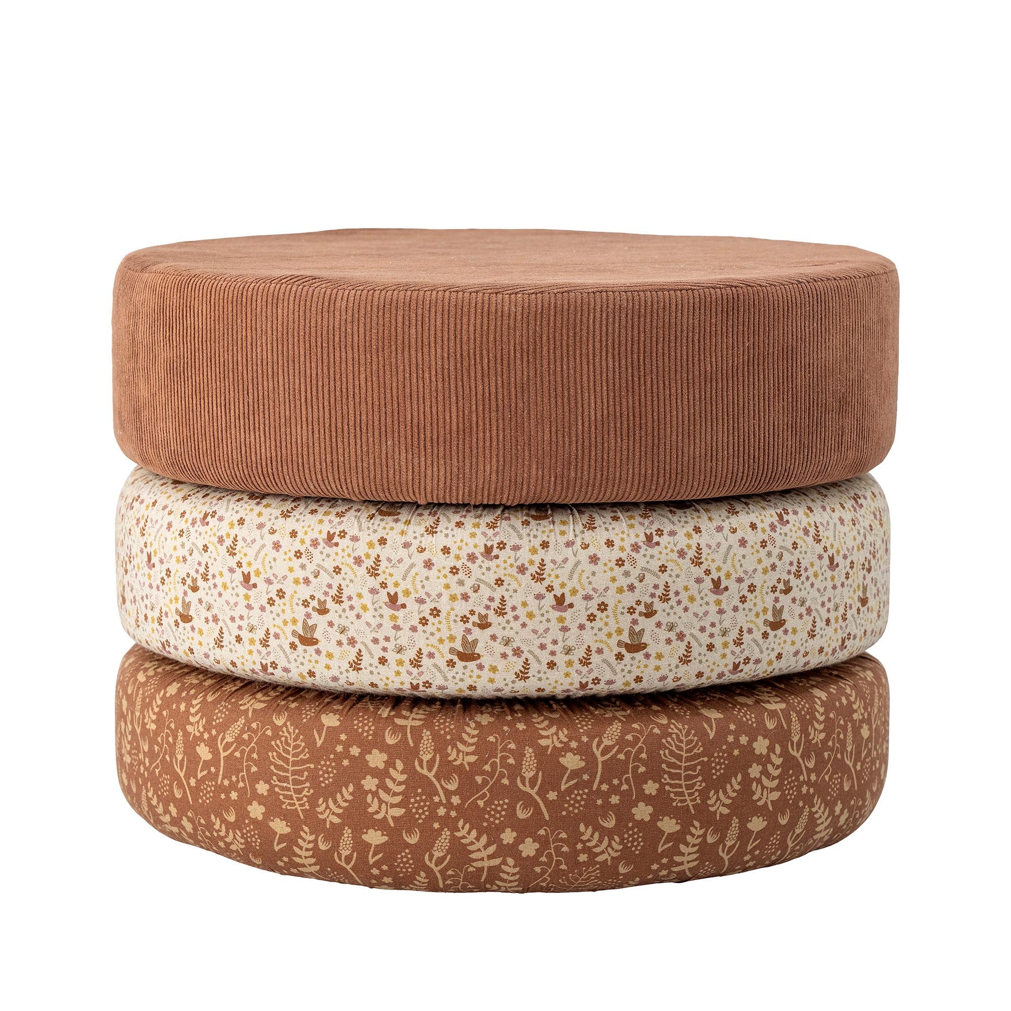 Jo Pouf, Braun, Baumwolle in Brown präsentiert im Onlineshop von KAQTU Design AG. Pouf ist von Bloomingville