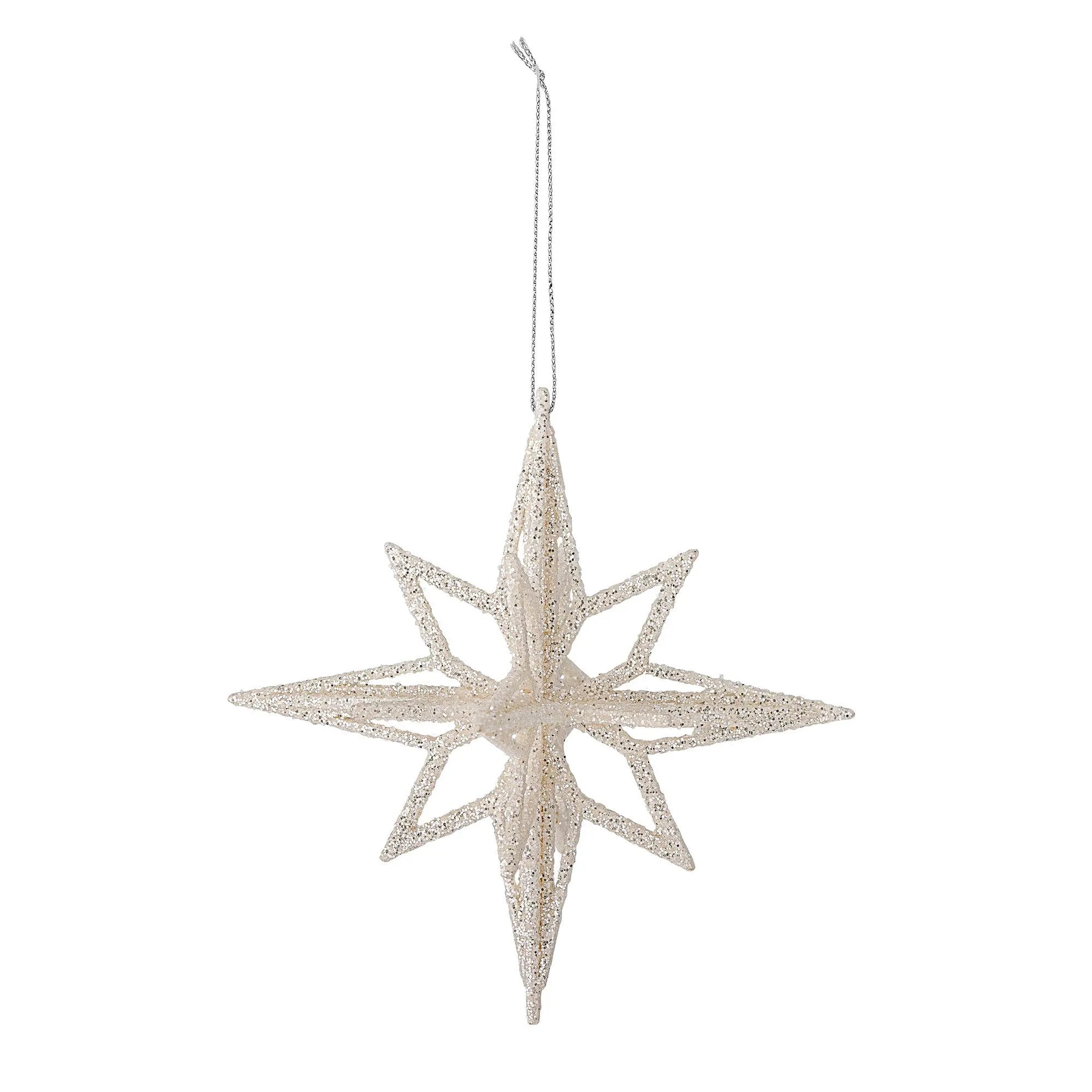 Chue Ornament, Silber, Kunststoff in Silver präsentiert im Onlineshop von KAQTU Design AG. Weihnachtszubehör ist von Bloomingville