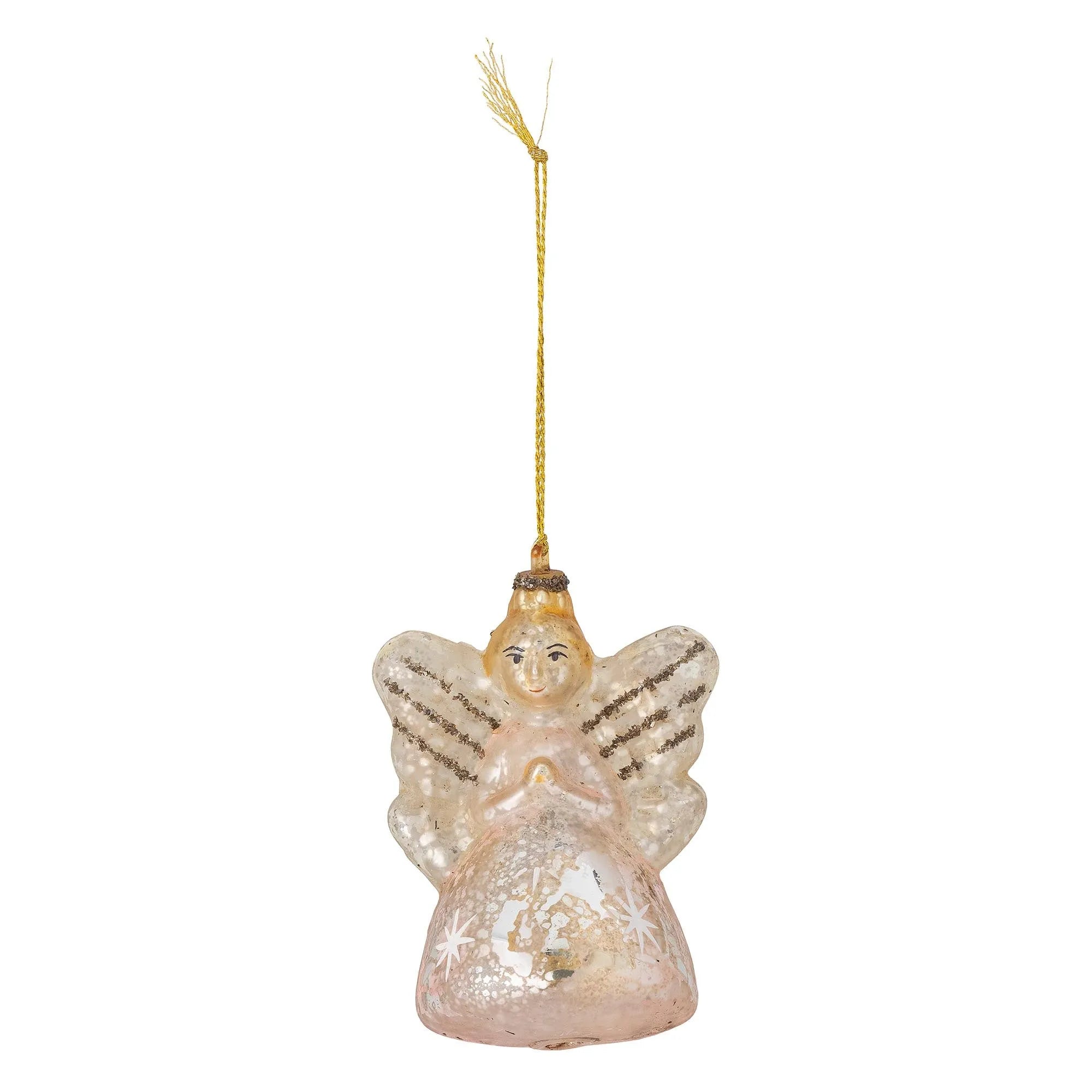 Aneva Ornament, Gold, Glas in Gold präsentiert im Onlineshop von KAQTU Design AG. Weihnachtszubehör ist von Bloomingville