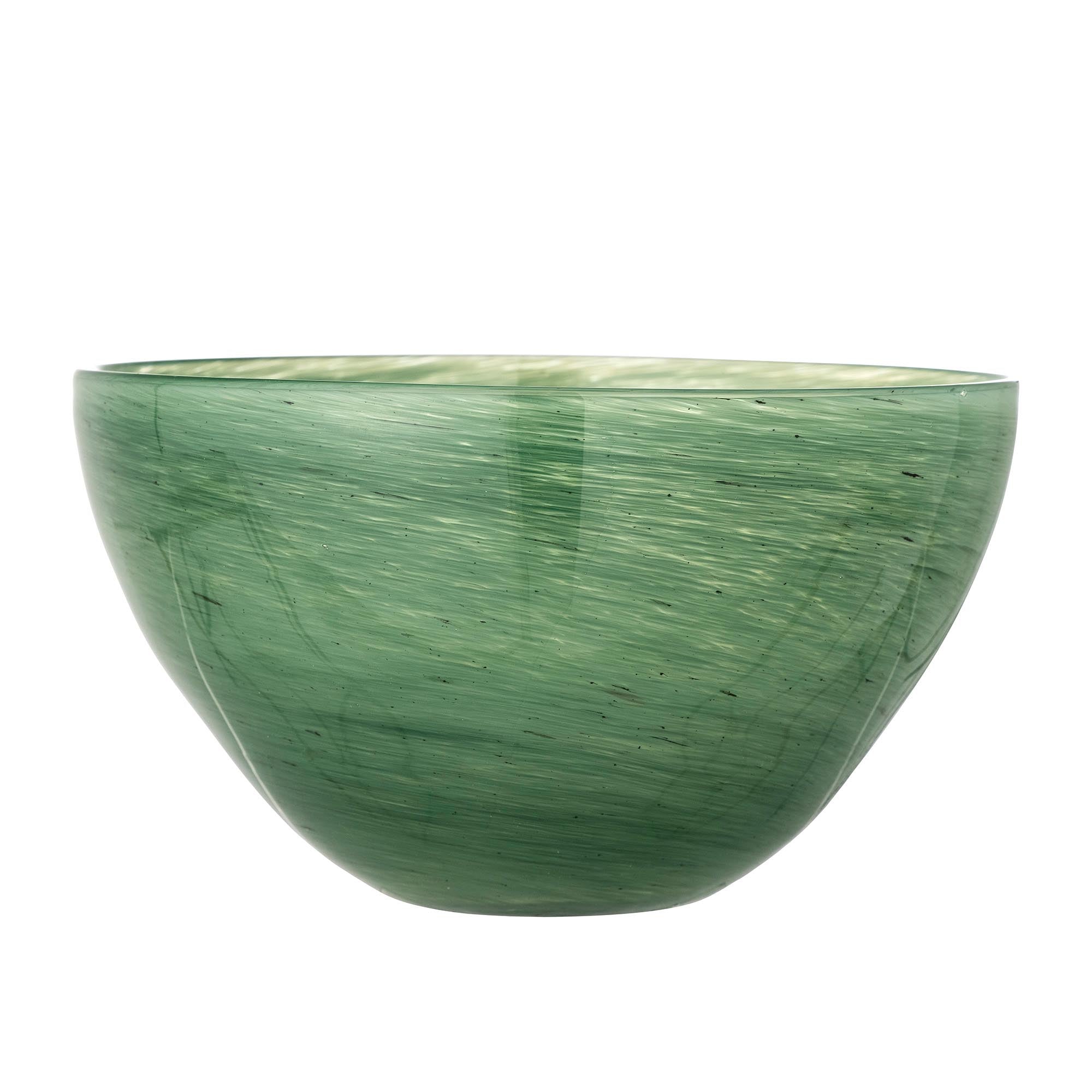 Esmaralda Schale, Grün, Glas in Green präsentiert im Onlineshop von KAQTU Design AG. Schale ist von Bloomingville