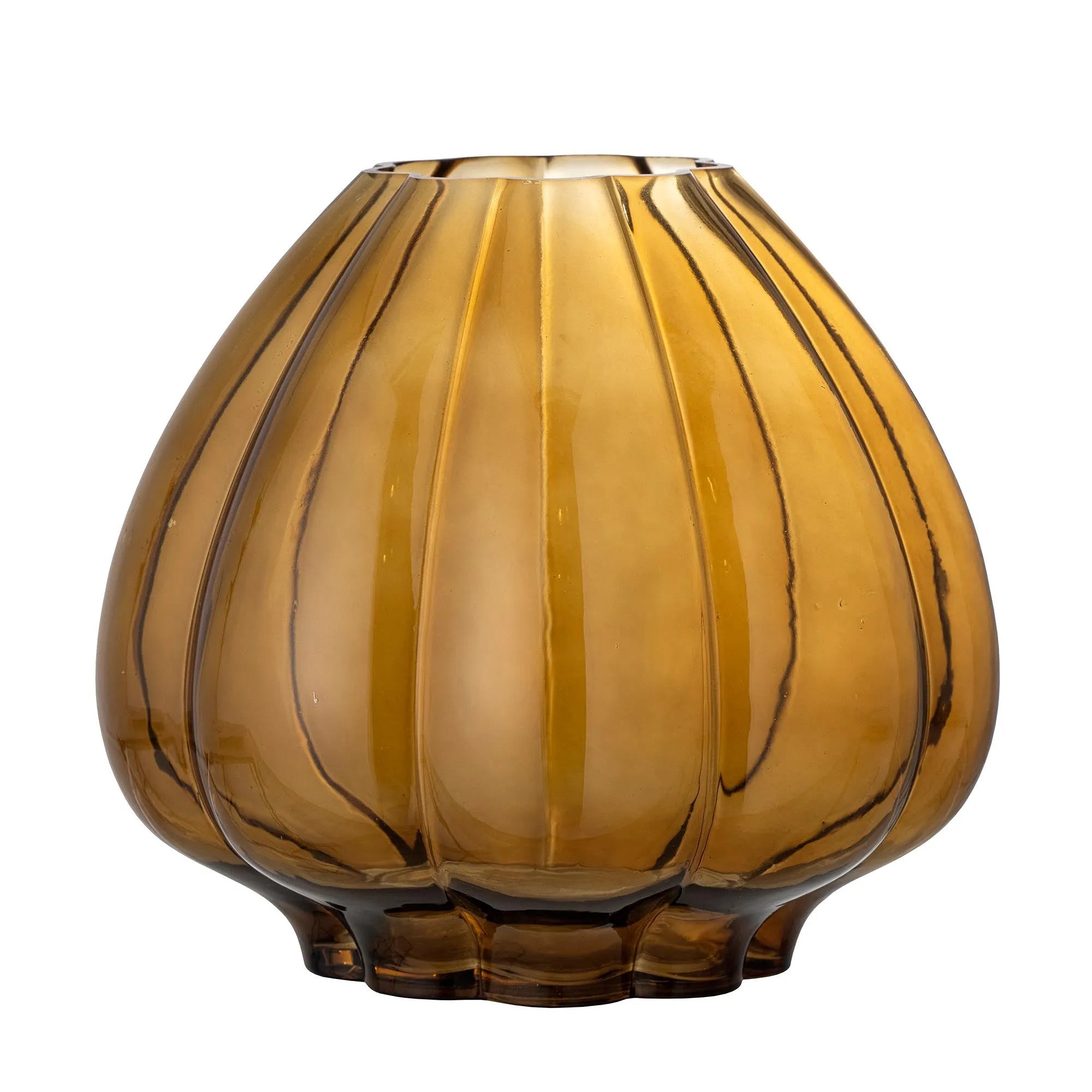 Lezanne Vase aus braunem Glas von Creative Collection, modern & chic.