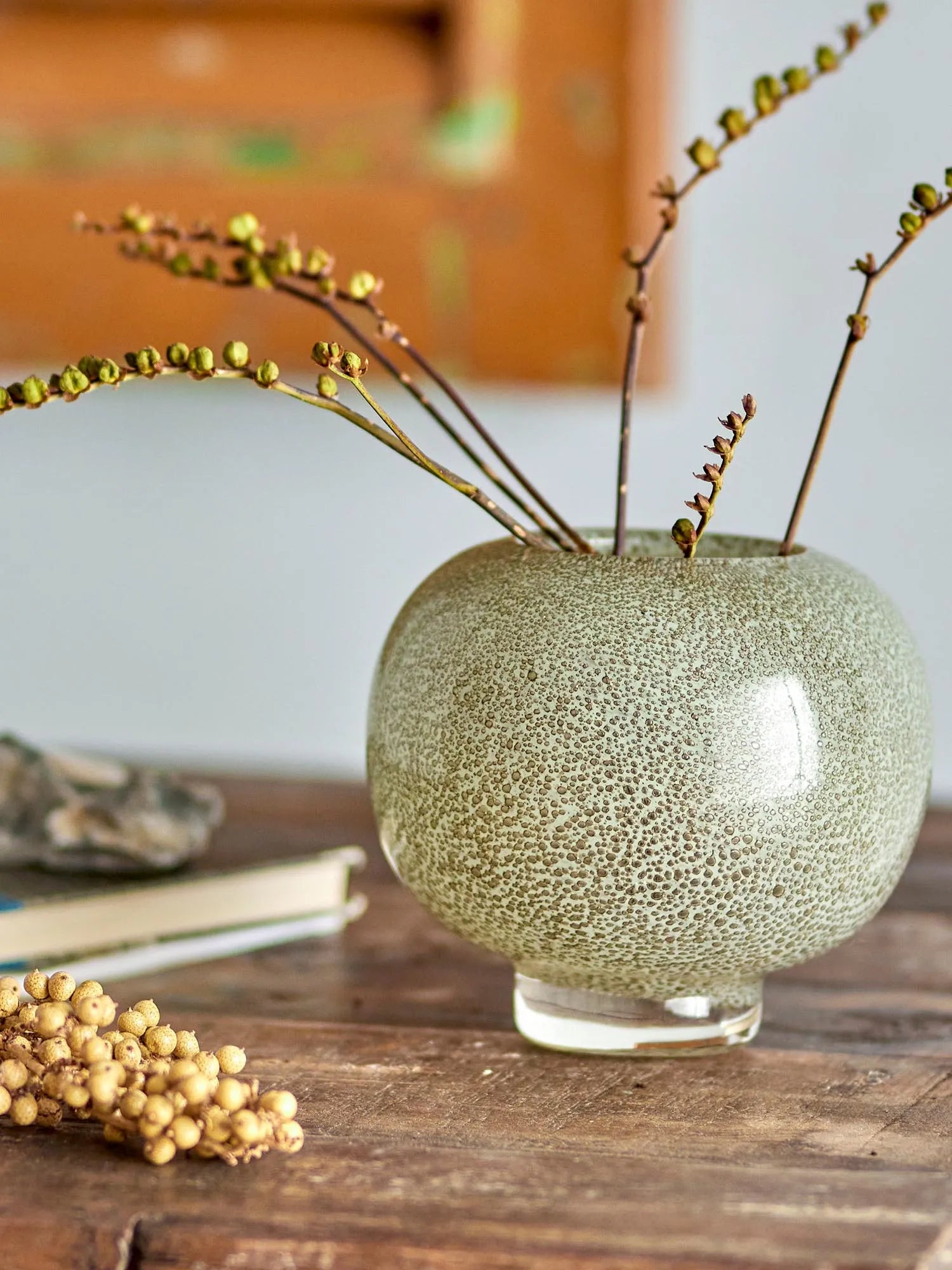 Saia Vase, Gold, Glas in Gold präsentiert im Onlineshop von KAQTU Design AG. Vase ist von Creative Collection