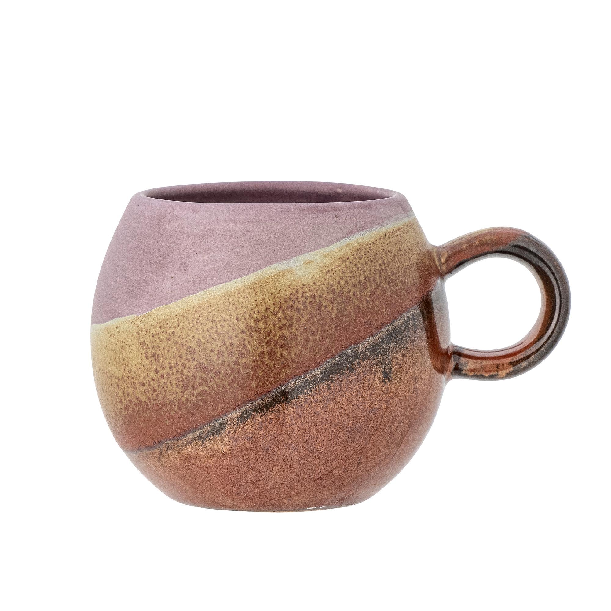 Paula Tasse, Violett, Steingut in Purple präsentiert im Onlineshop von KAQTU Design AG. Tasse ist von Bloomingville