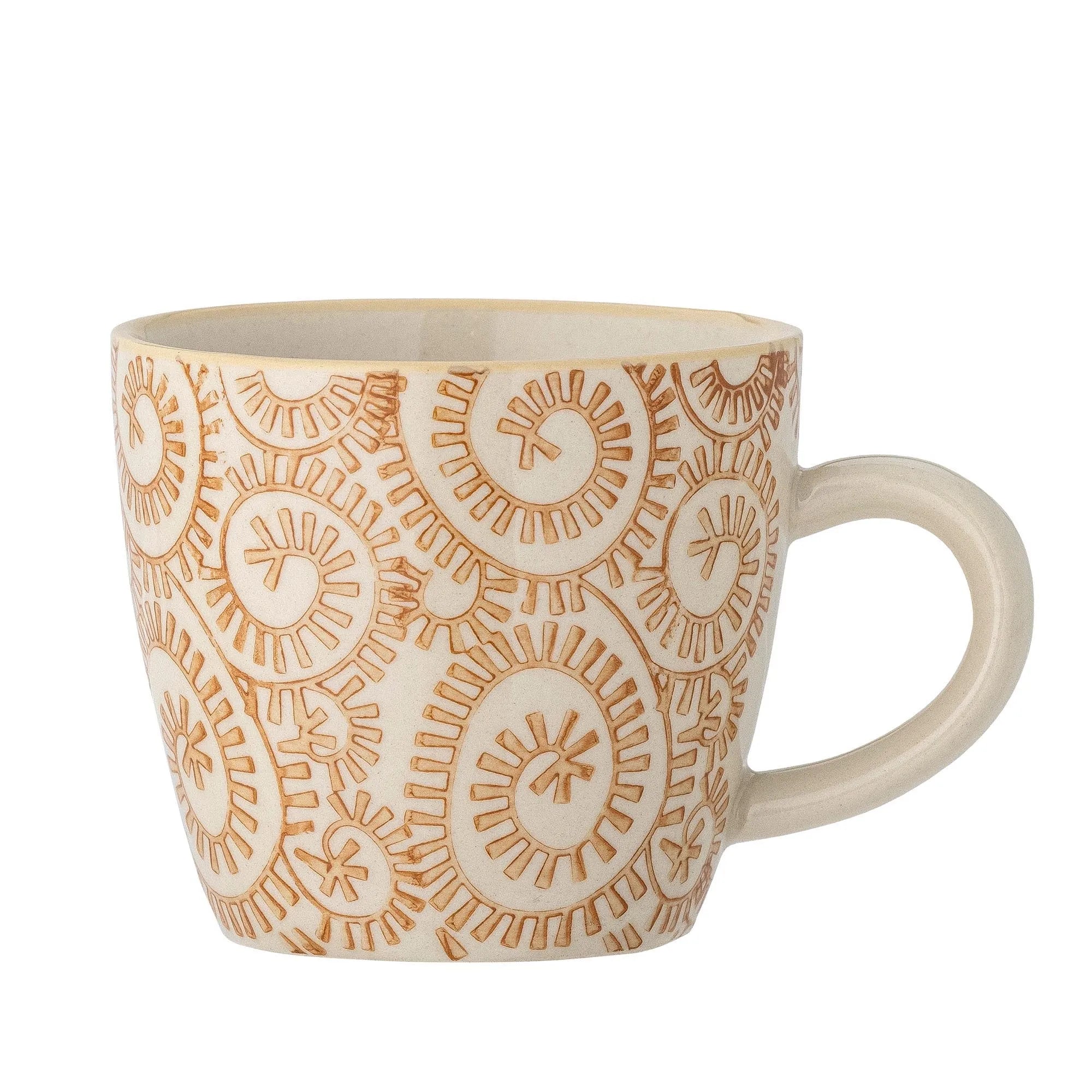 Maple Tasse, Orange, Steingut in Orange präsentiert im Onlineshop von KAQTU Design AG. Tasse ist von Creative Collection